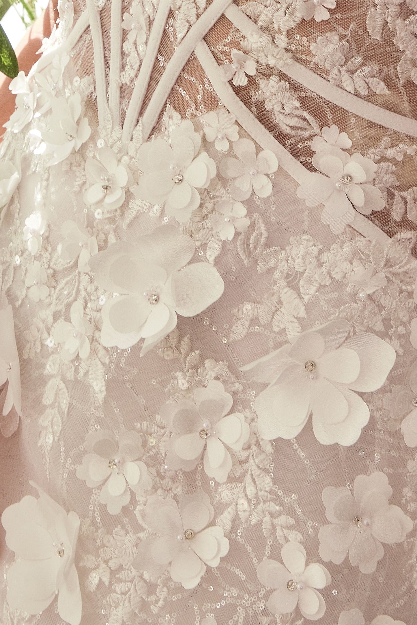 WL083 DEEP SWEETHEART STRAPLESS MINI SHORT BRIDAL DRESS Andrea & Leo