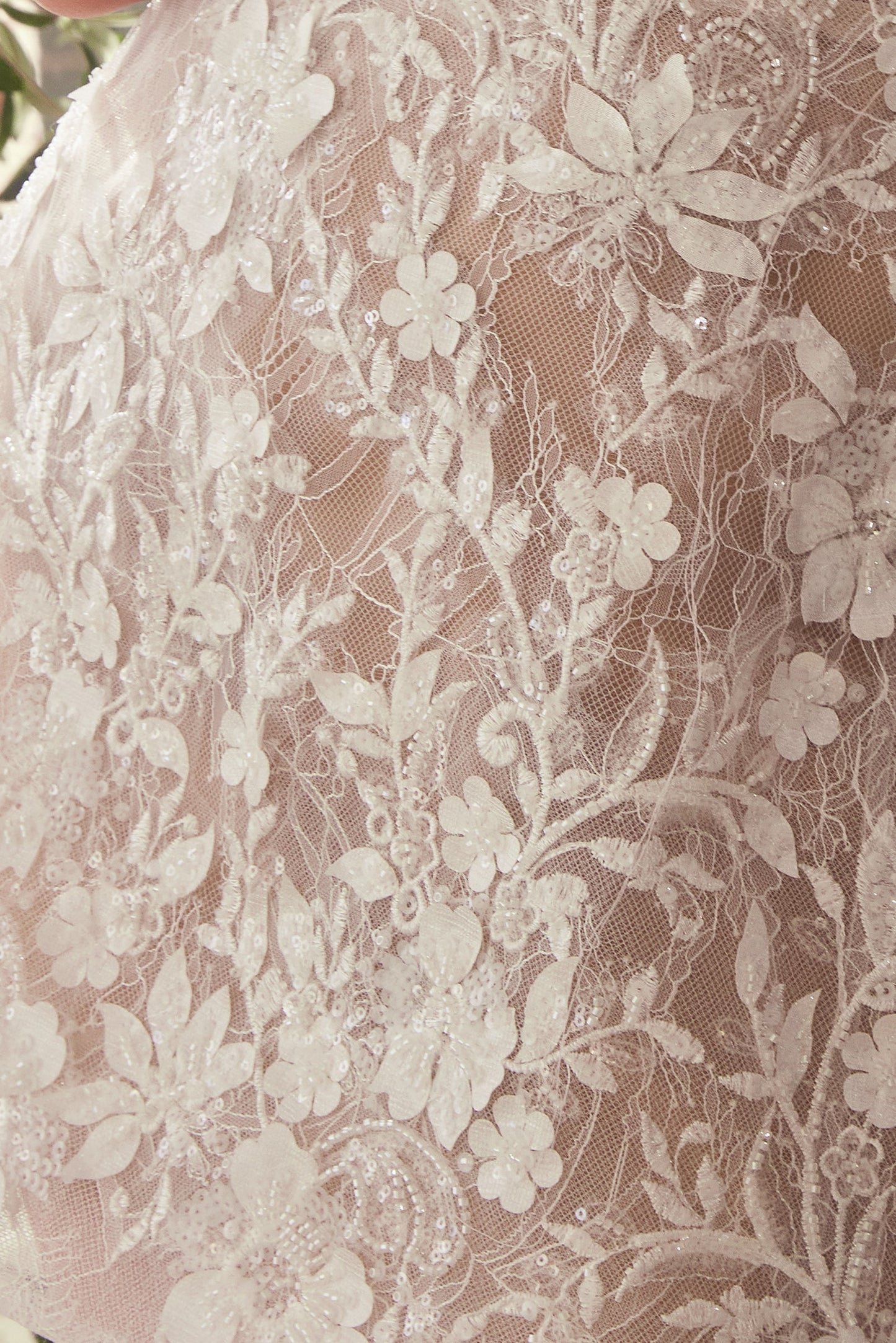 WL084 STRAPLESS SHORT LACE MINI WEDDING DRESS Andrea & Leo