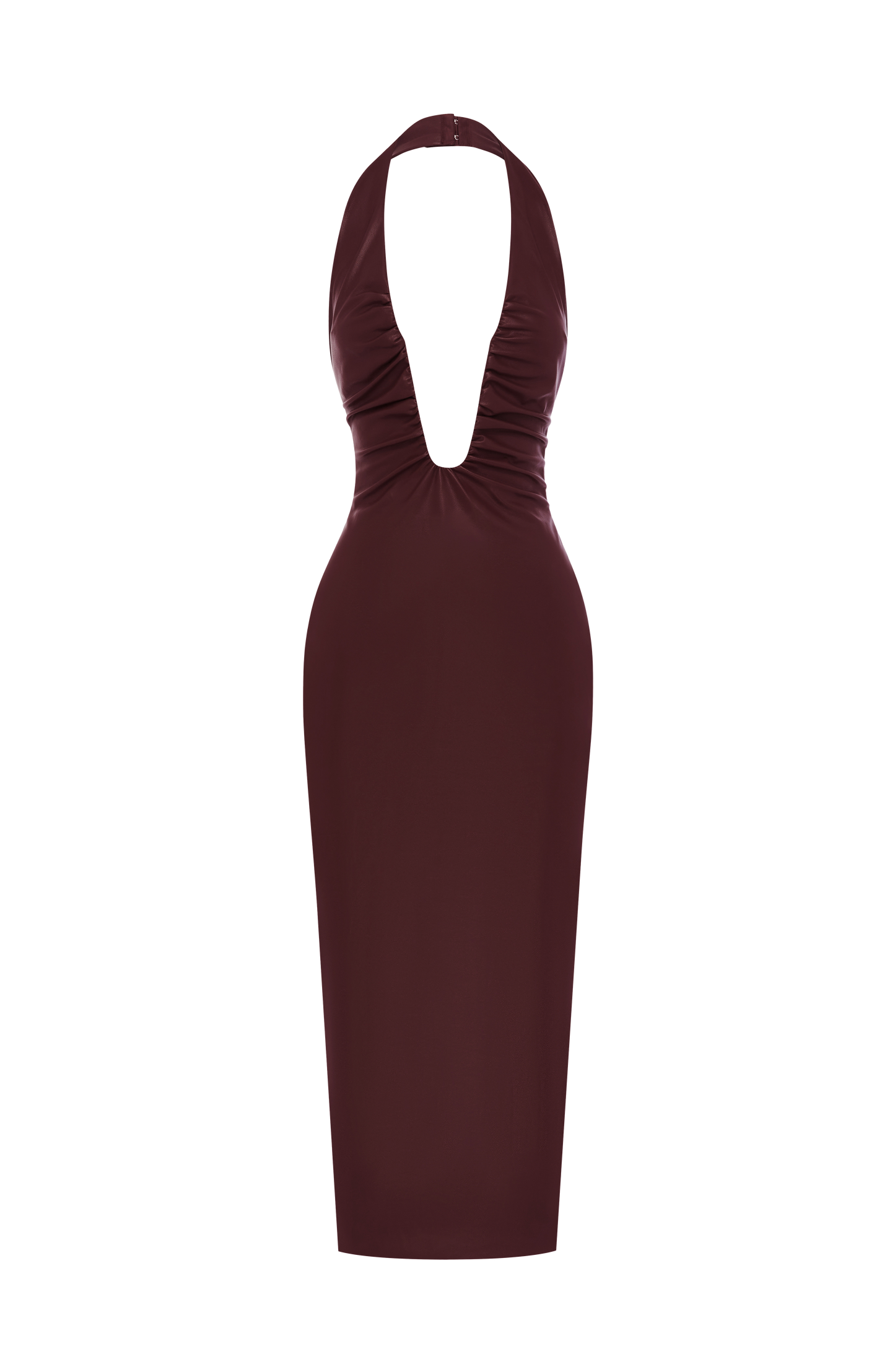 Ainsley Midi Dress Burgundy