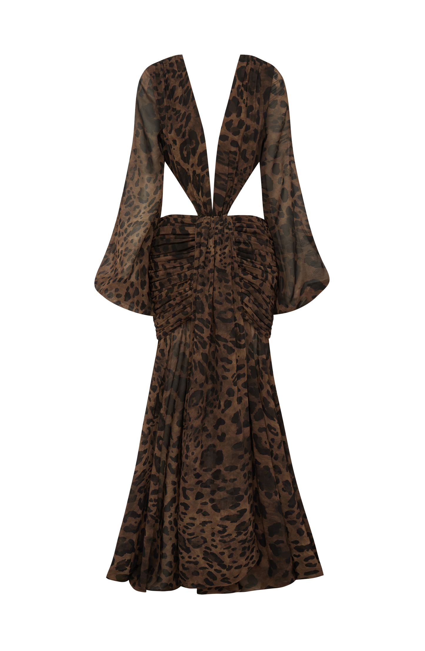 Andrina Maxi Dress Leopard Print