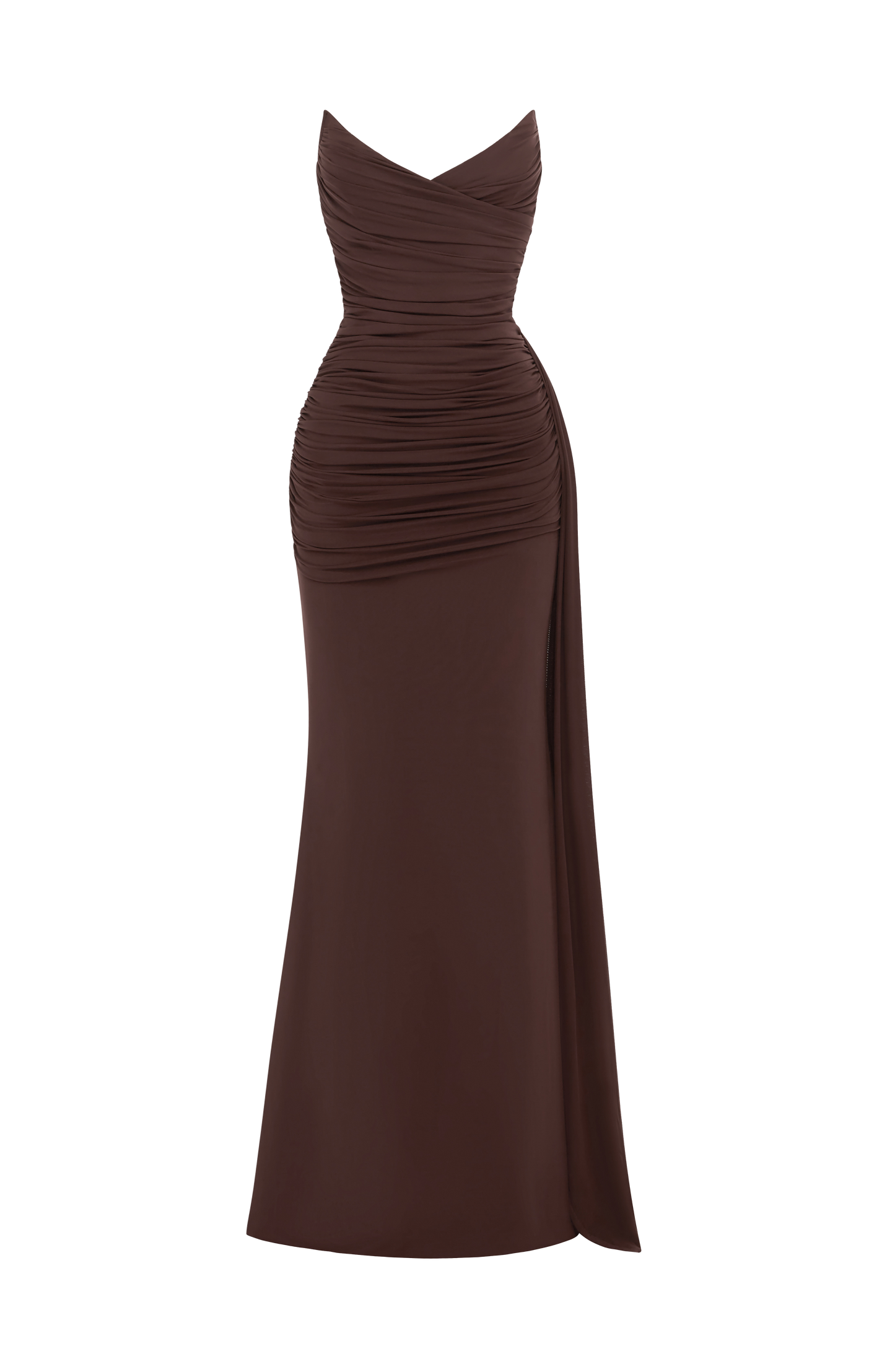 Ashika Maxi Dress Plum Brown