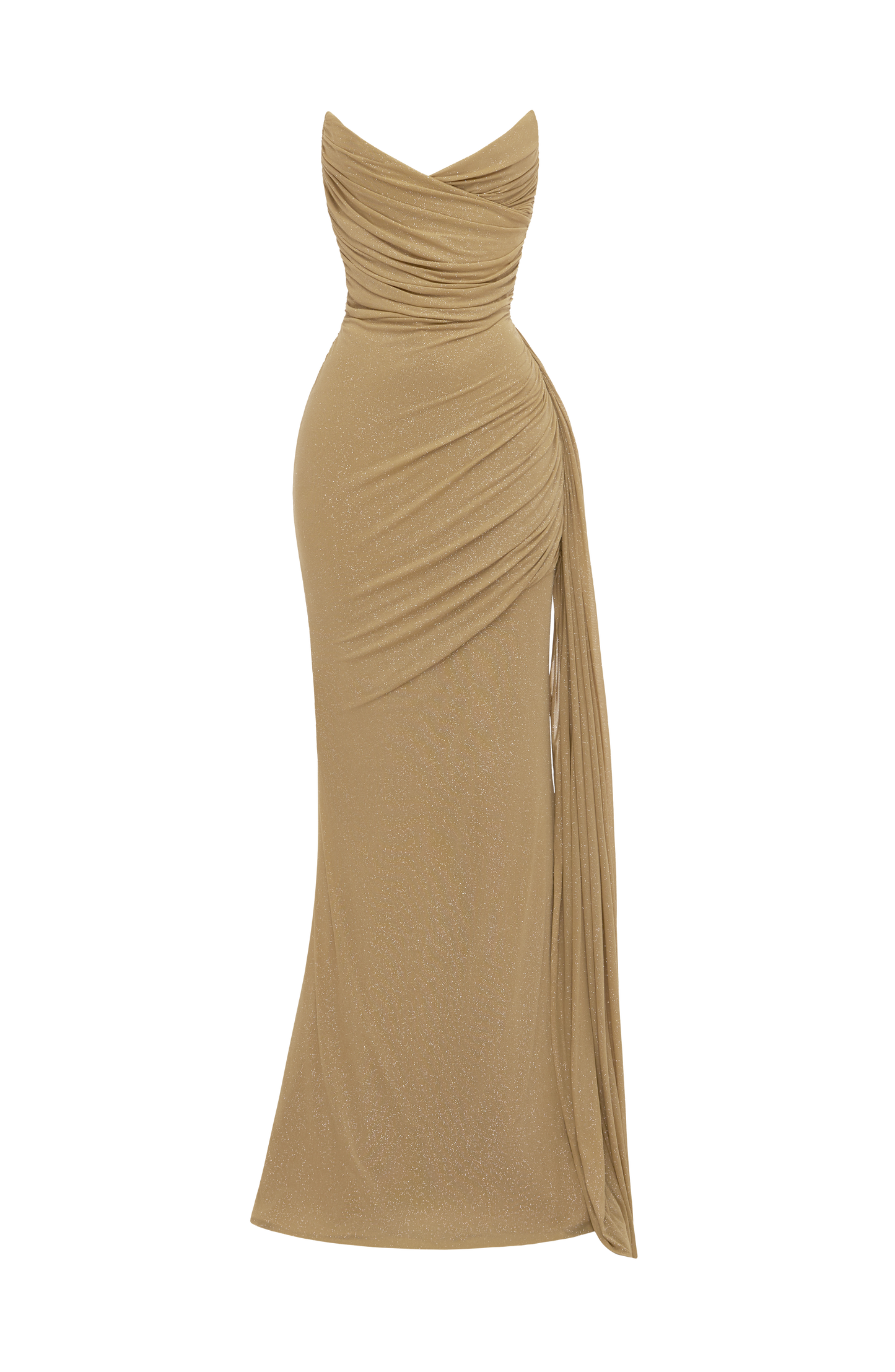 Ashika Maxi Dress Gold Sparkle