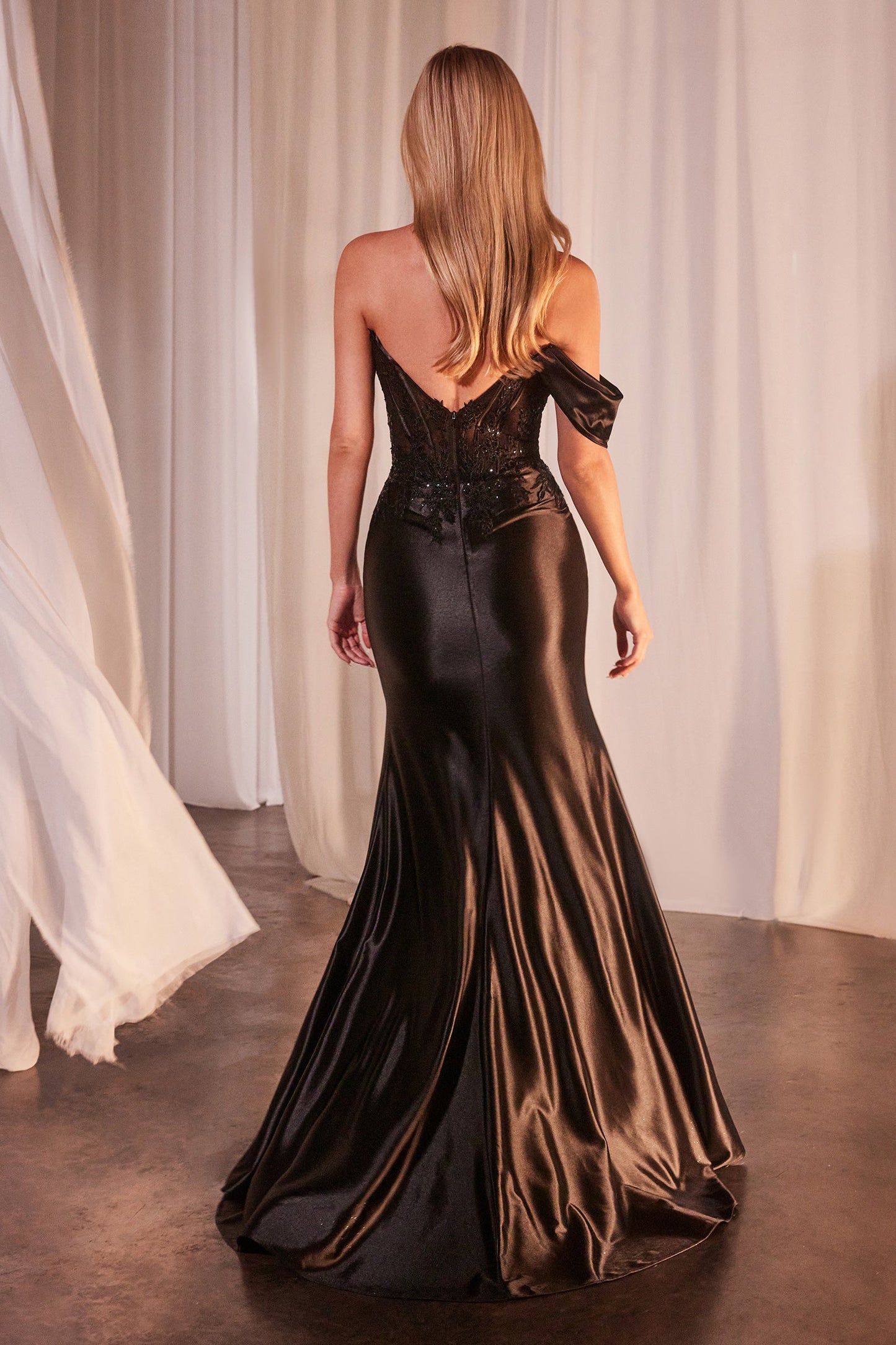 Phoebe Gown One Shoulder Fit & Flare Gown