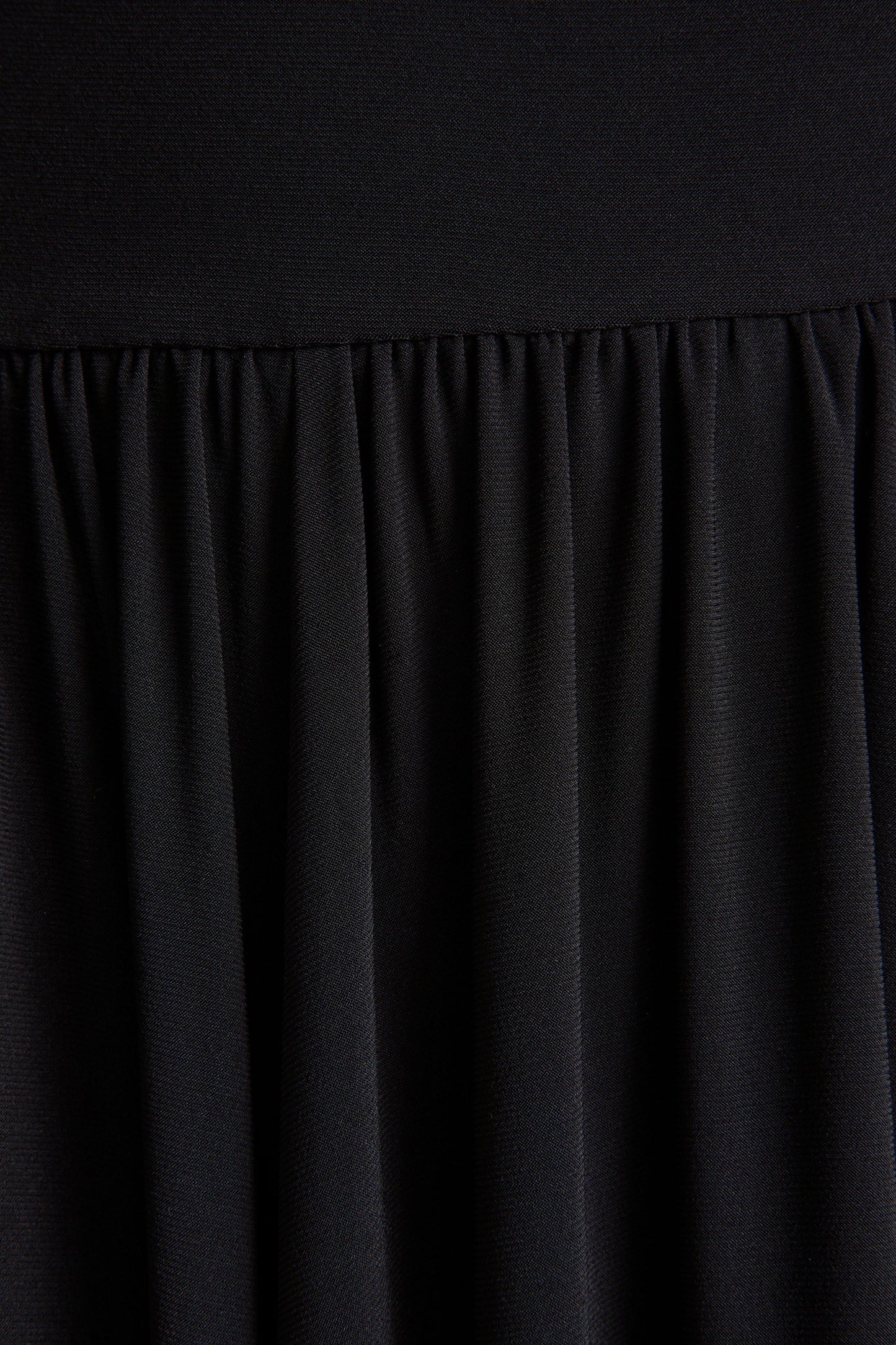 Saskia | Black Bardot-Neck Maxi Dress