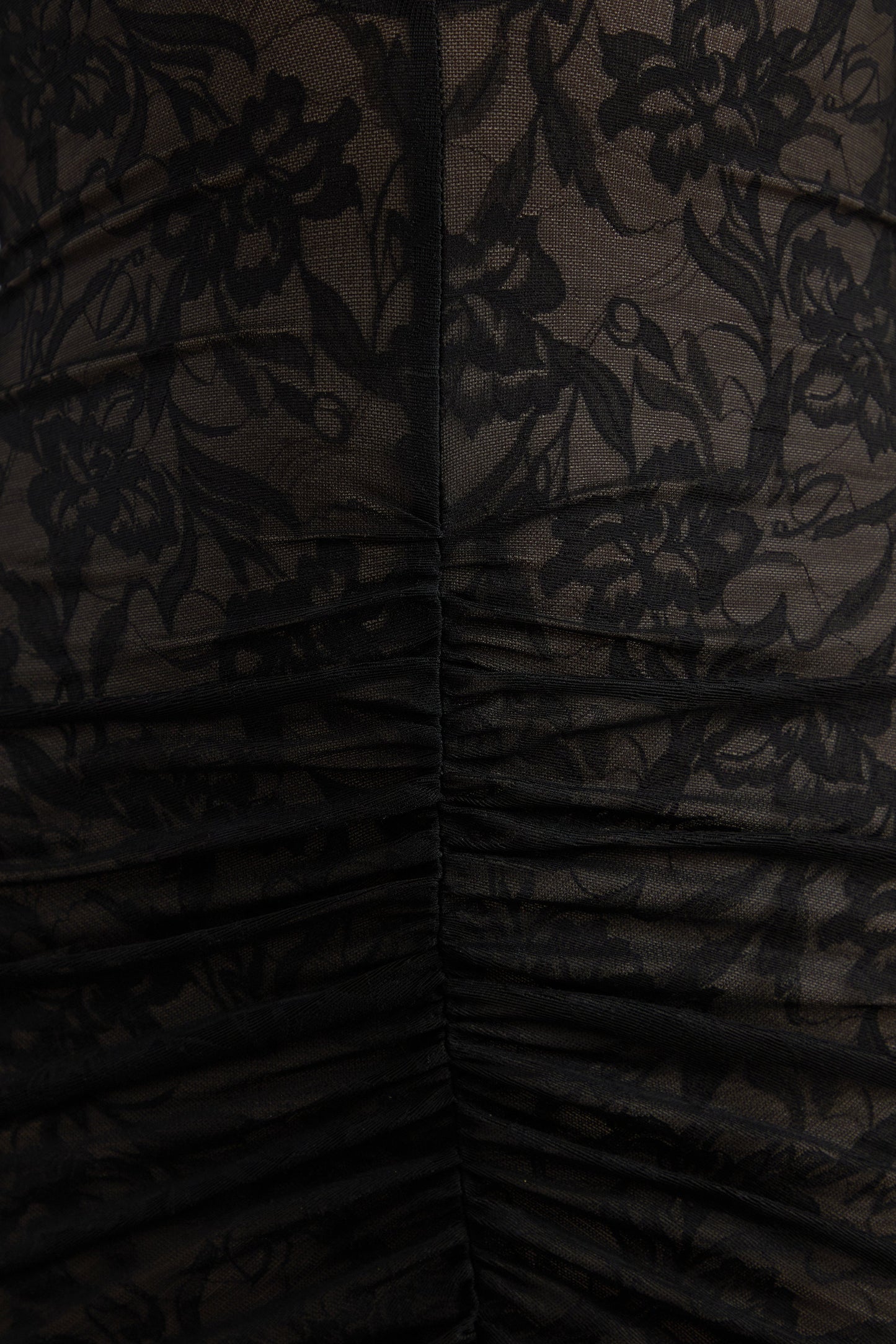 Perriane | Black Lace Halter-Neck Maxi Dress With Cut-Out Details