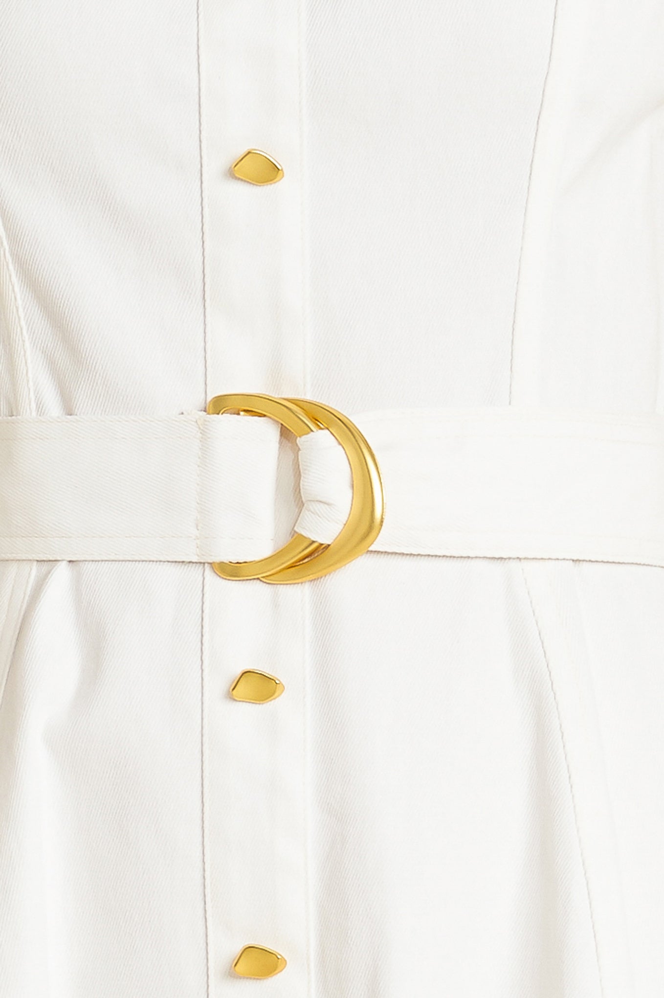 BELLA PORTOFINO WHITE MIDI DRESS