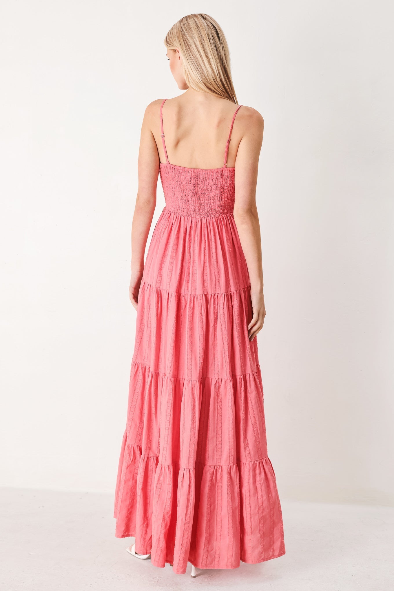 SWEET ESCAPE PINK CRANBERRY MAXI DRESS