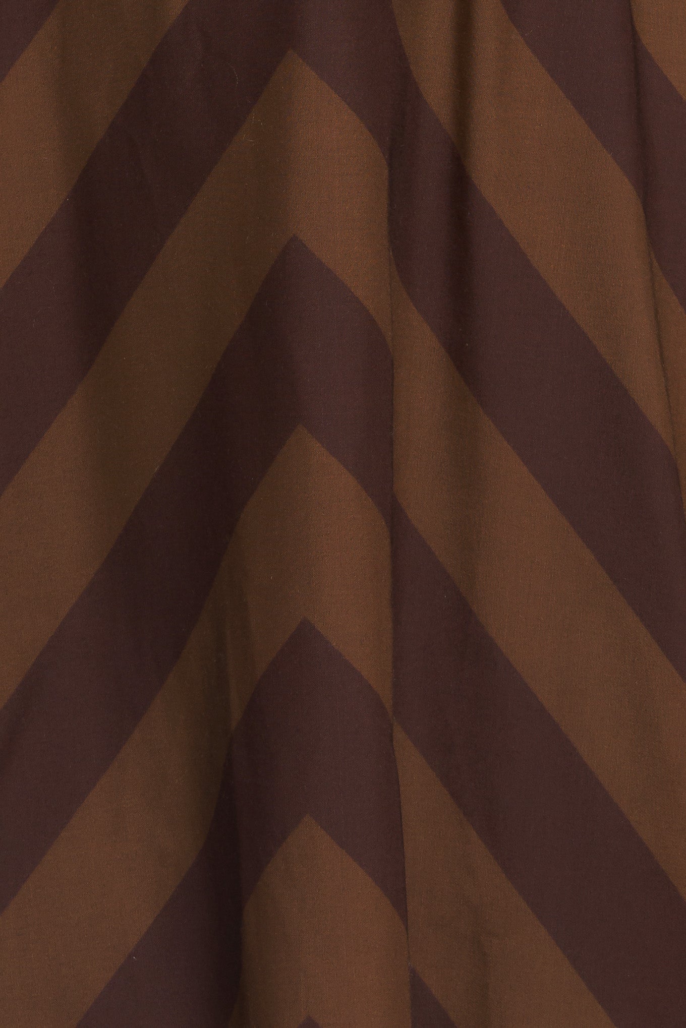 GODDESS BROWN STRIPE LONG SLEEVE MIDI DRESS