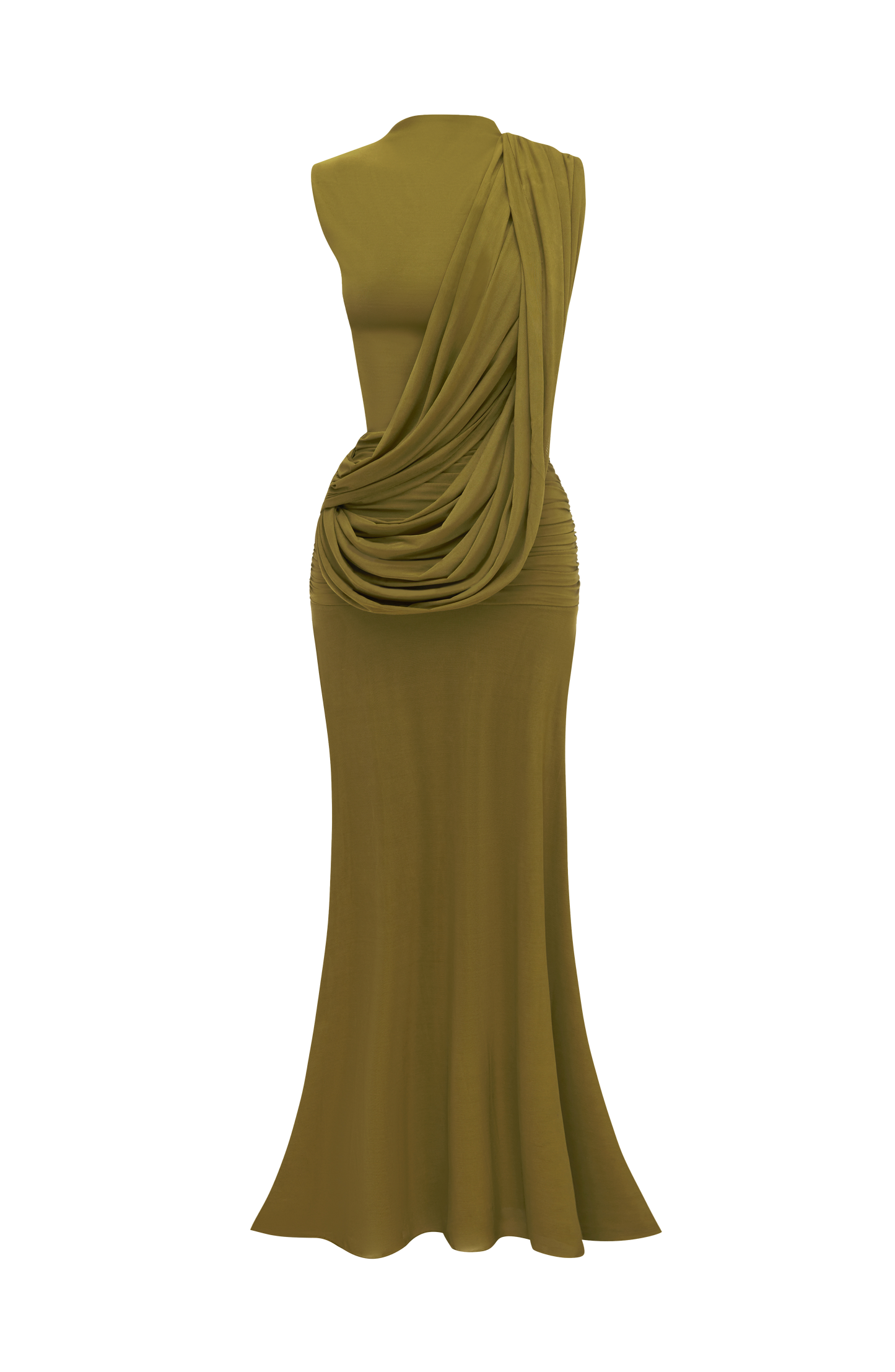 Mireya Maxi Dress Deep Olive