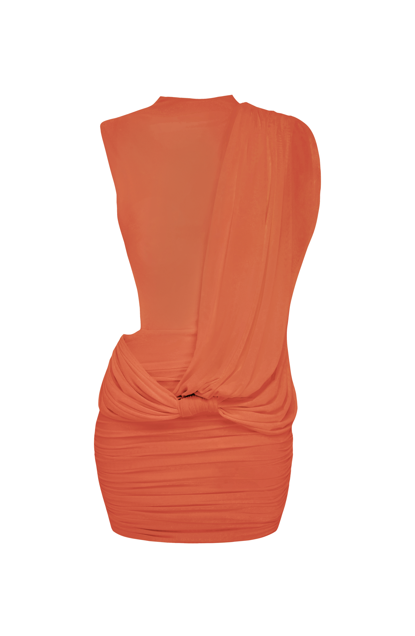 Mireya Mini Dress Burnt Orange