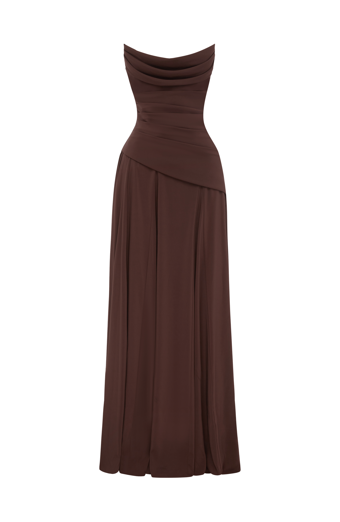Patricia Maxi Dress Plum Brown