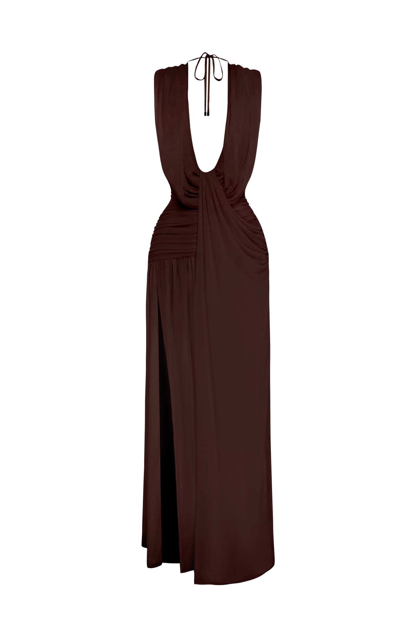 Romilly Gown Plum Brown