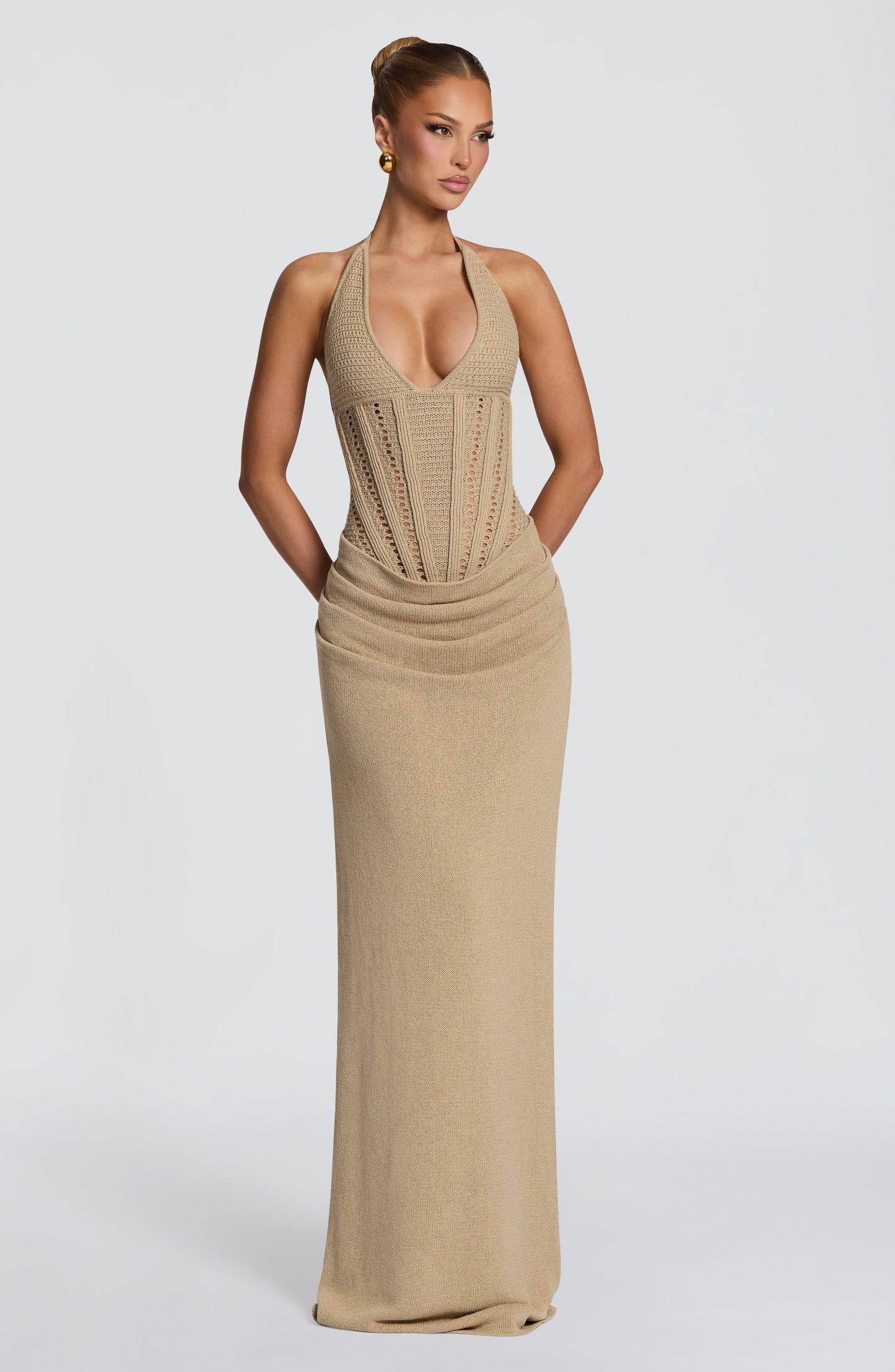 Neeka Maxi Dress Beige