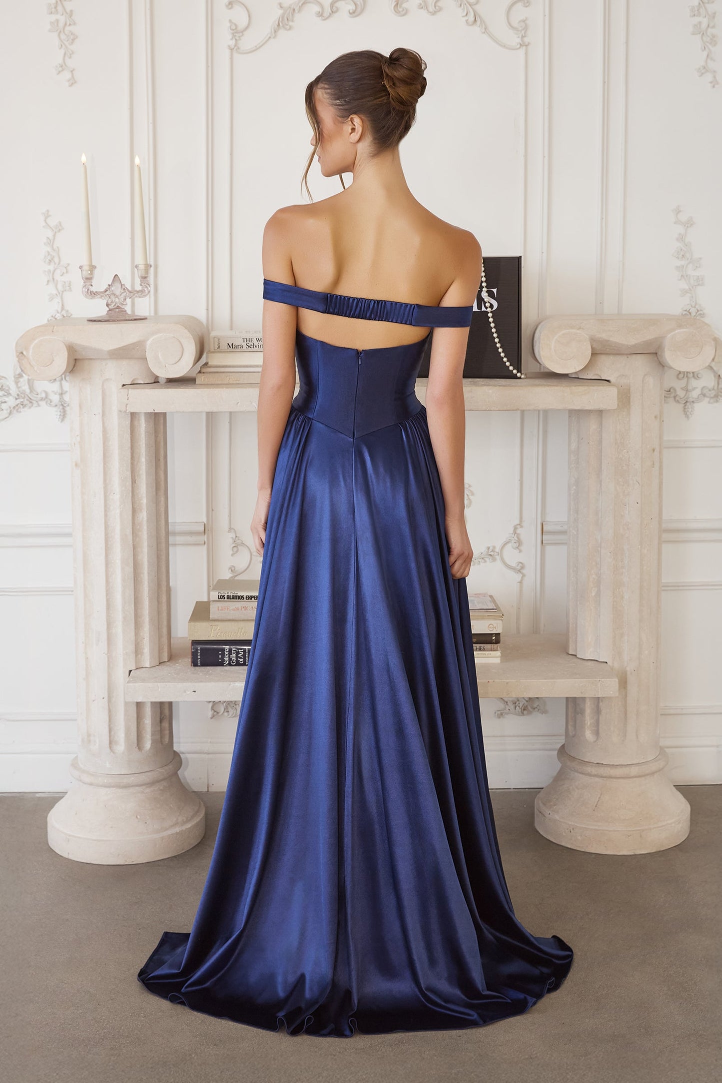 Trista Gown Satin A- Dress