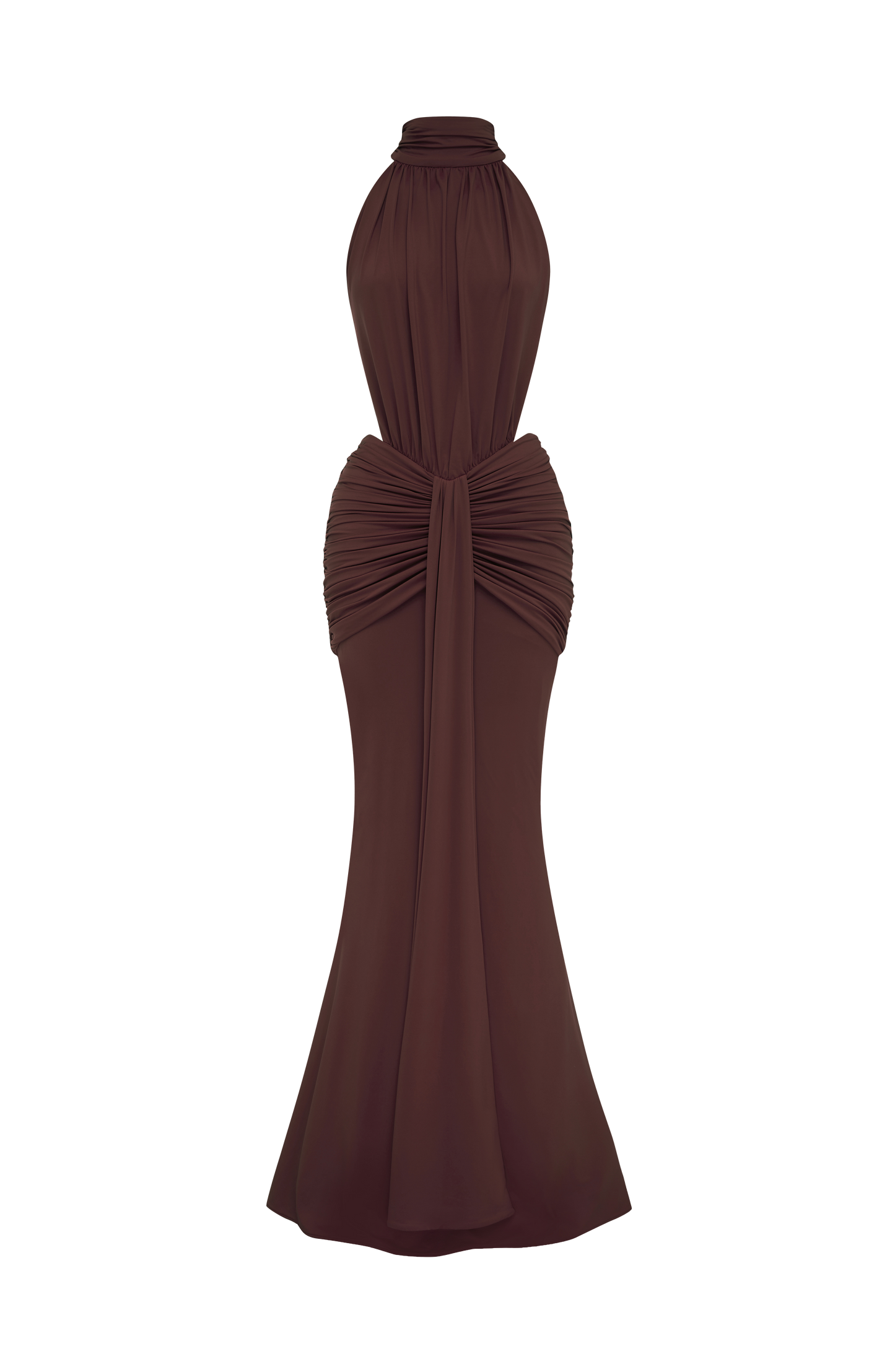 Thekla Maxi Dress Plum Brown