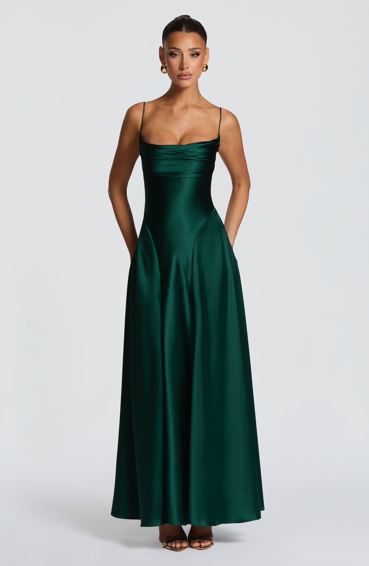 Adelina Maxi Dress Emerald