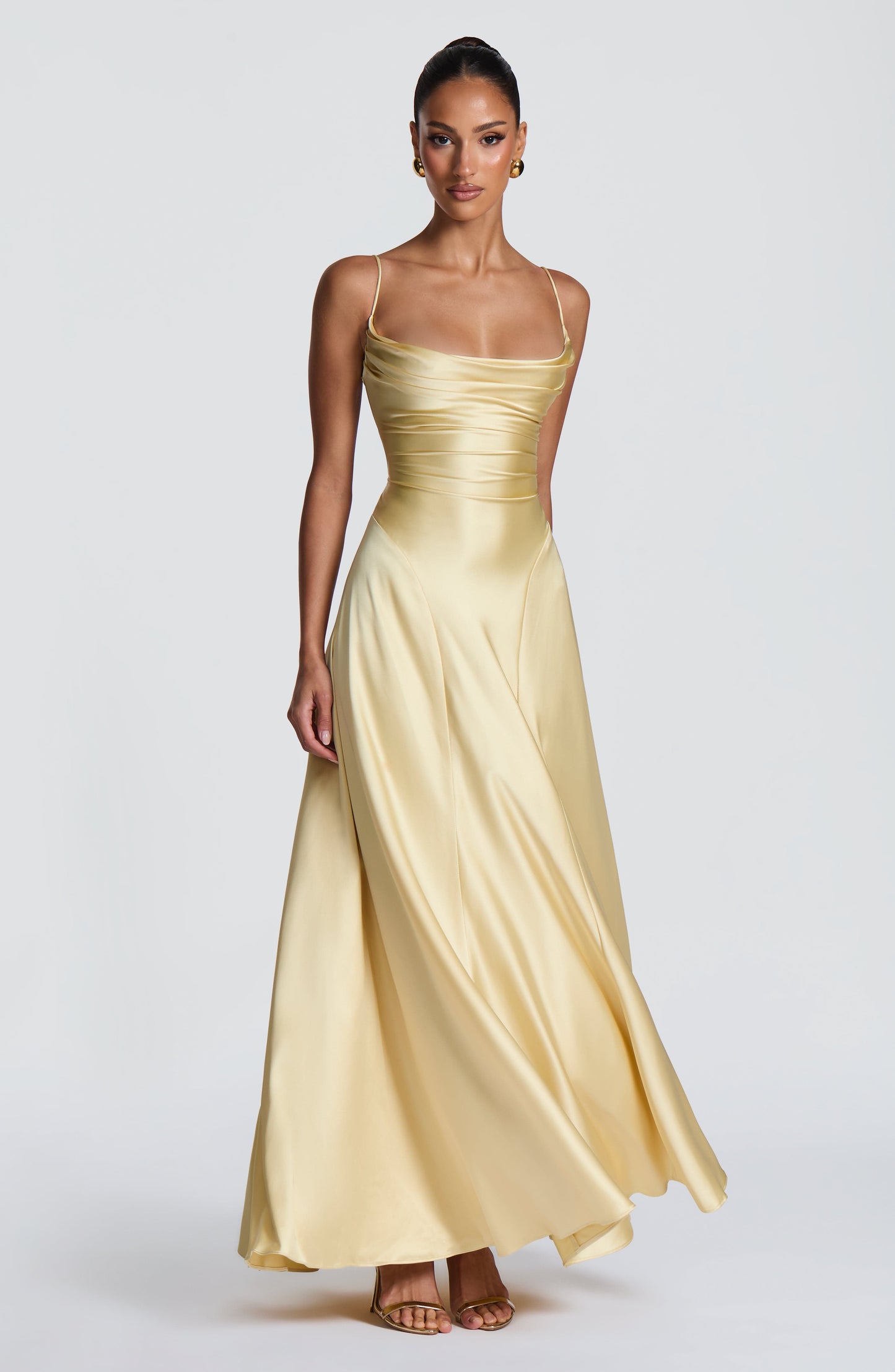 Adelina Maxi Dress Lemon