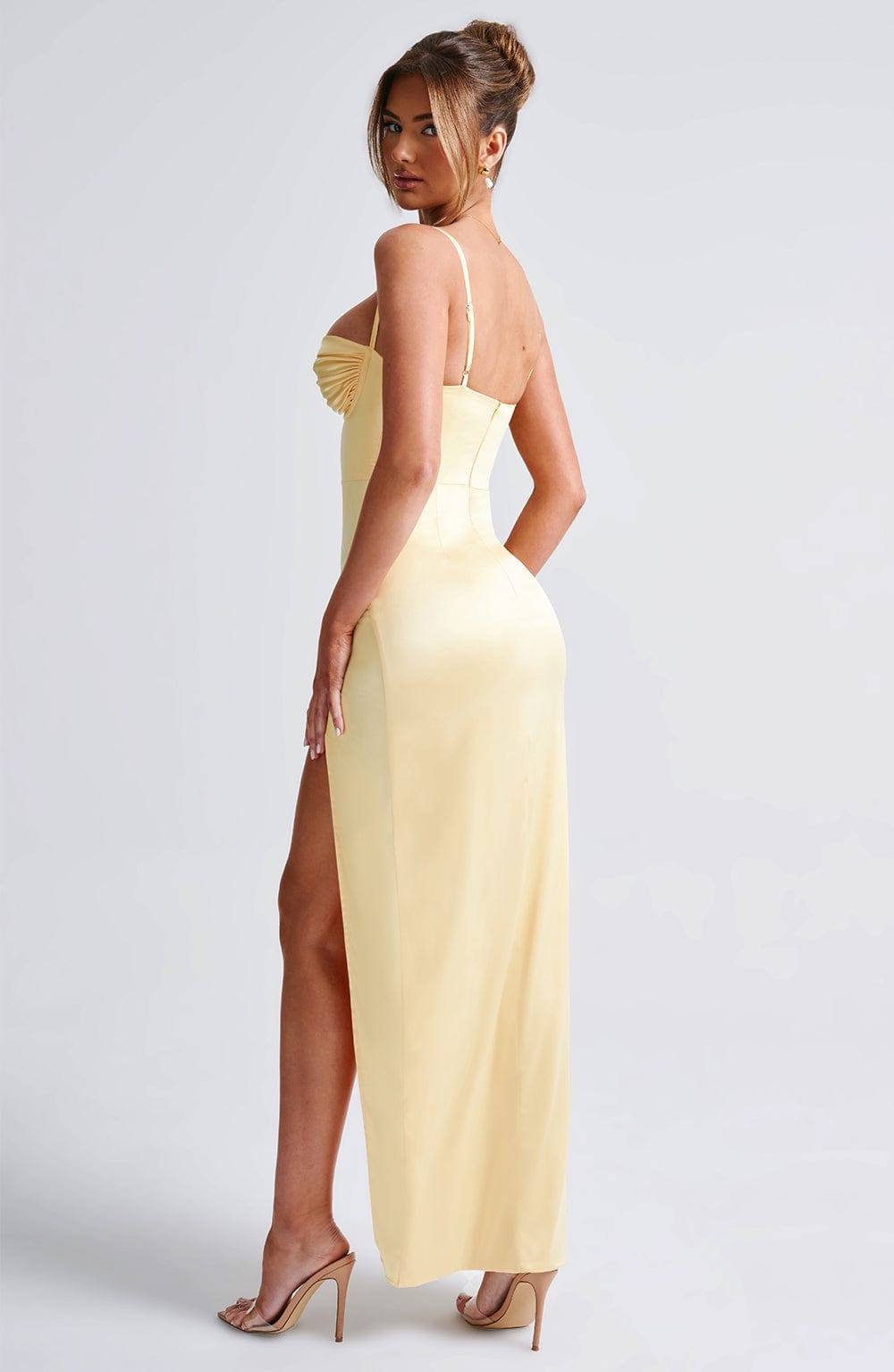 Alora Maxi Dress Lemon