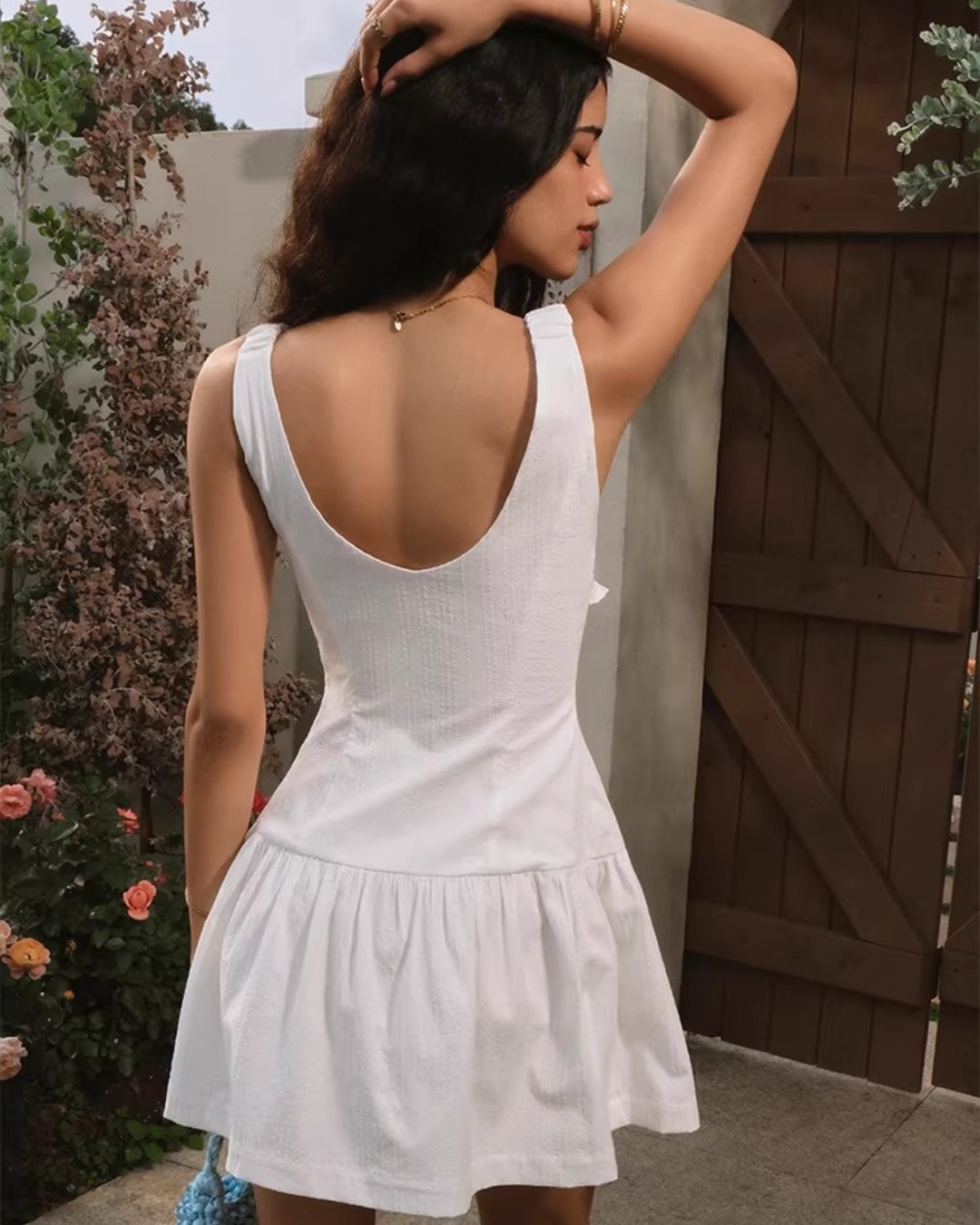 Brigitte Mini Dress White