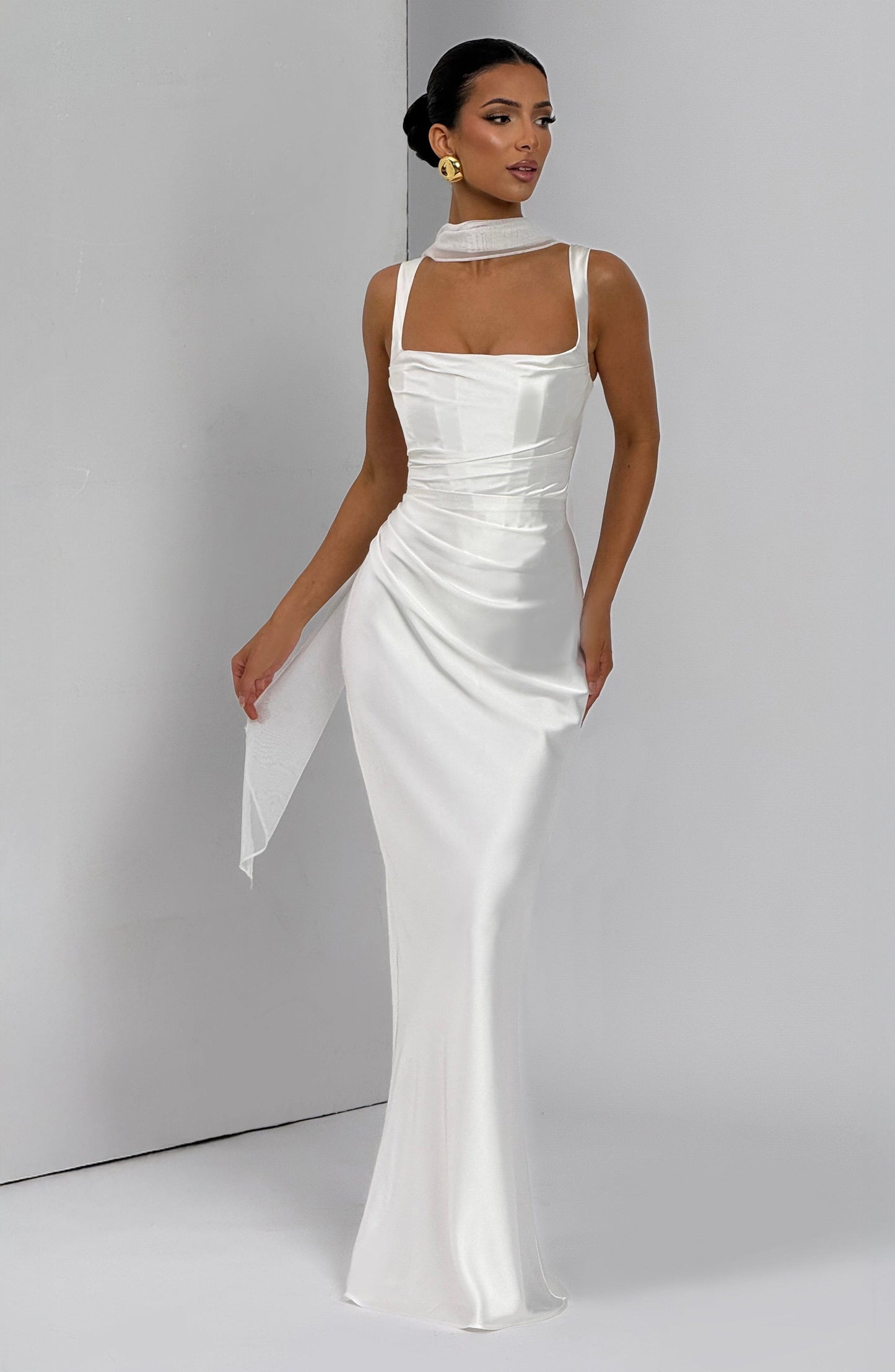Calanthe Maxi Dress Ivory