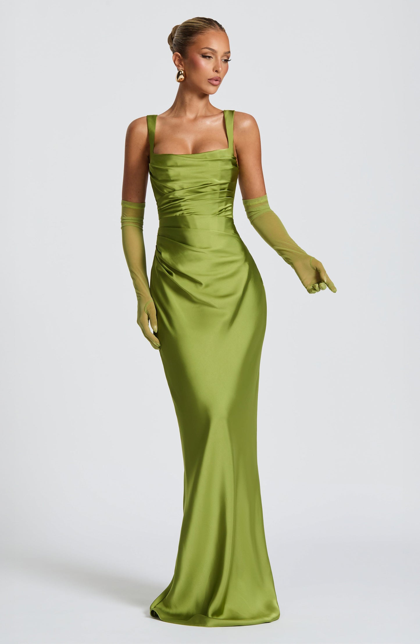 Calanthe Maxi Dress Olive