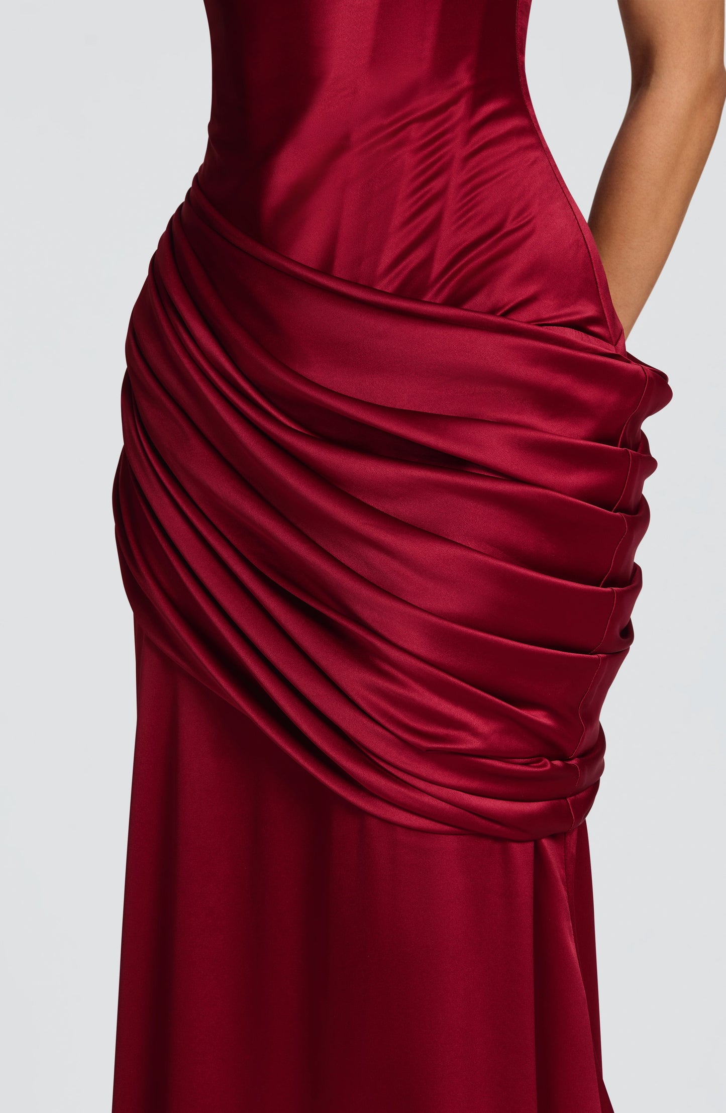 Connie Gown Burgundy