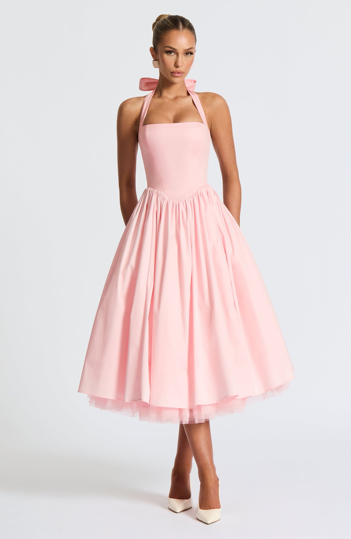 Cressida Midi Dress Blush