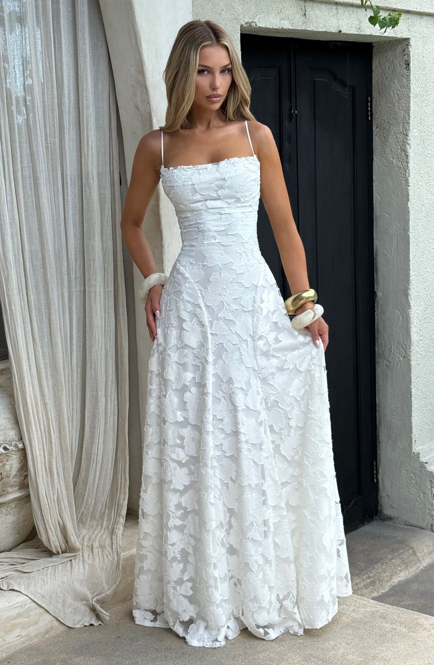 Francis Maxi Dress Ivory
