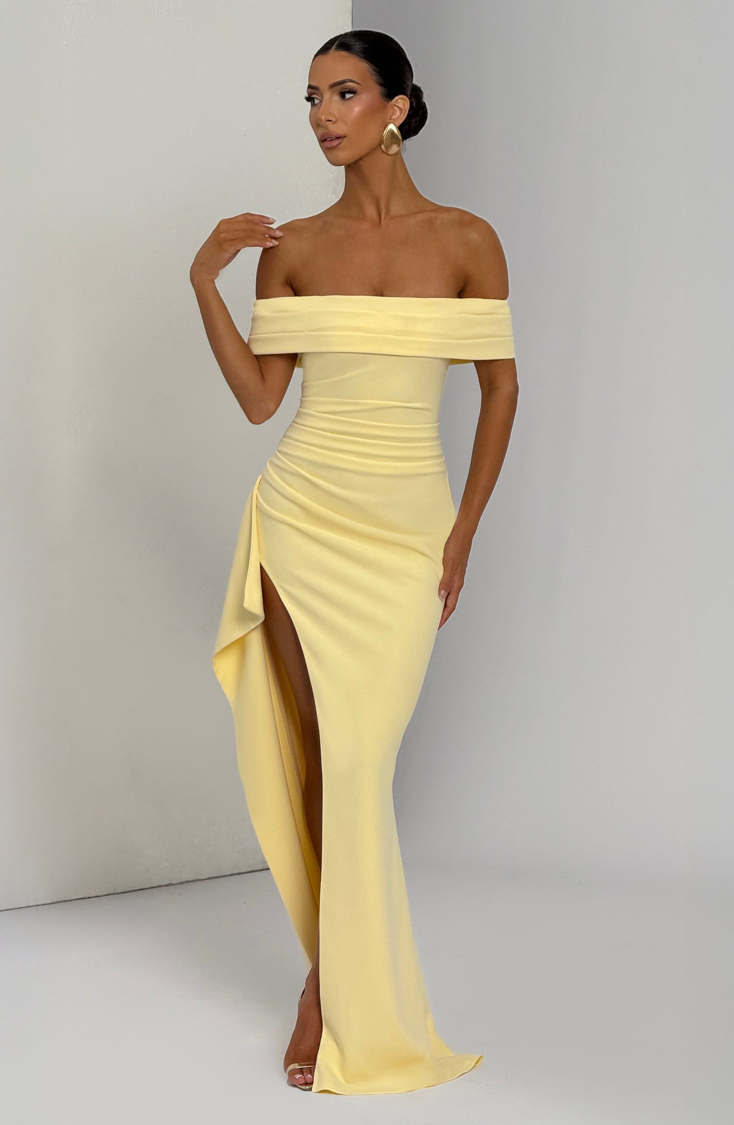 Joyce Maxi Dress Lemon