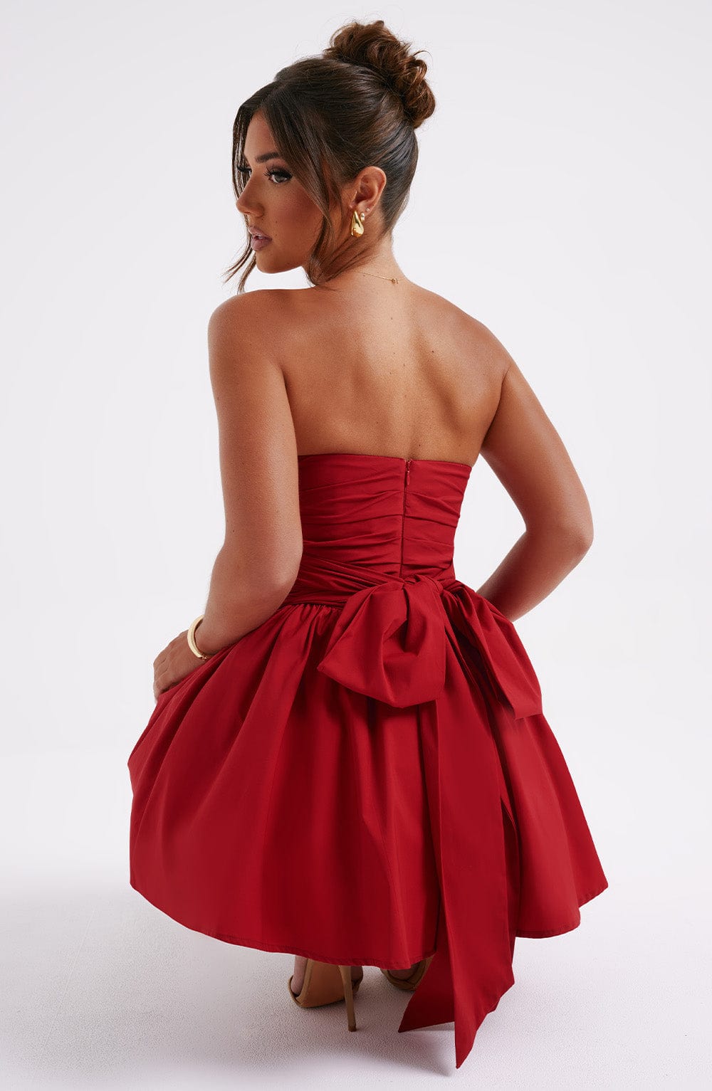 Katrina Mini Dress Red