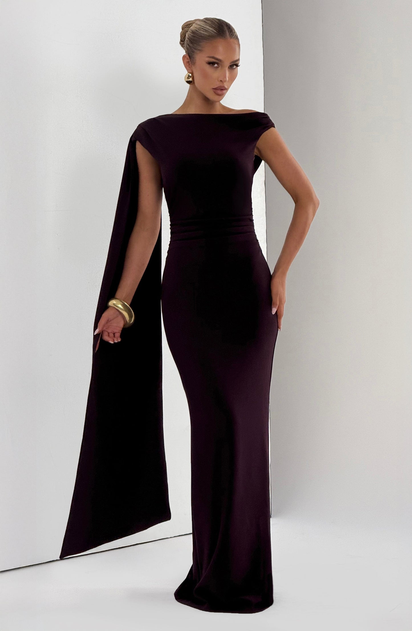 Kylie Maxi Dress Plum