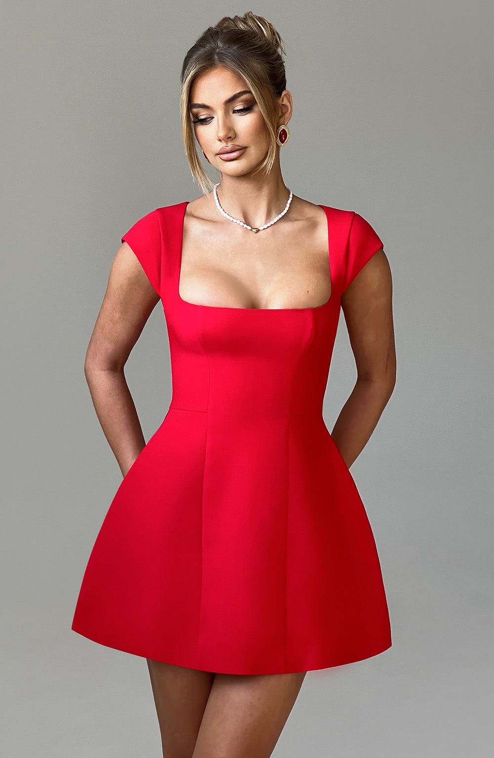 Lena Mini Dress Red
