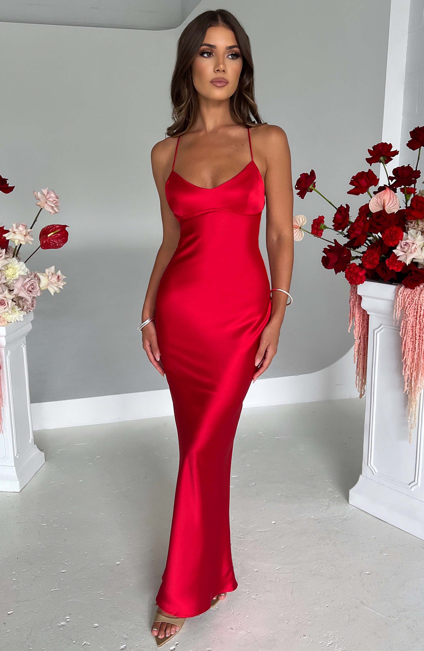 Malika Maxi Dress Red