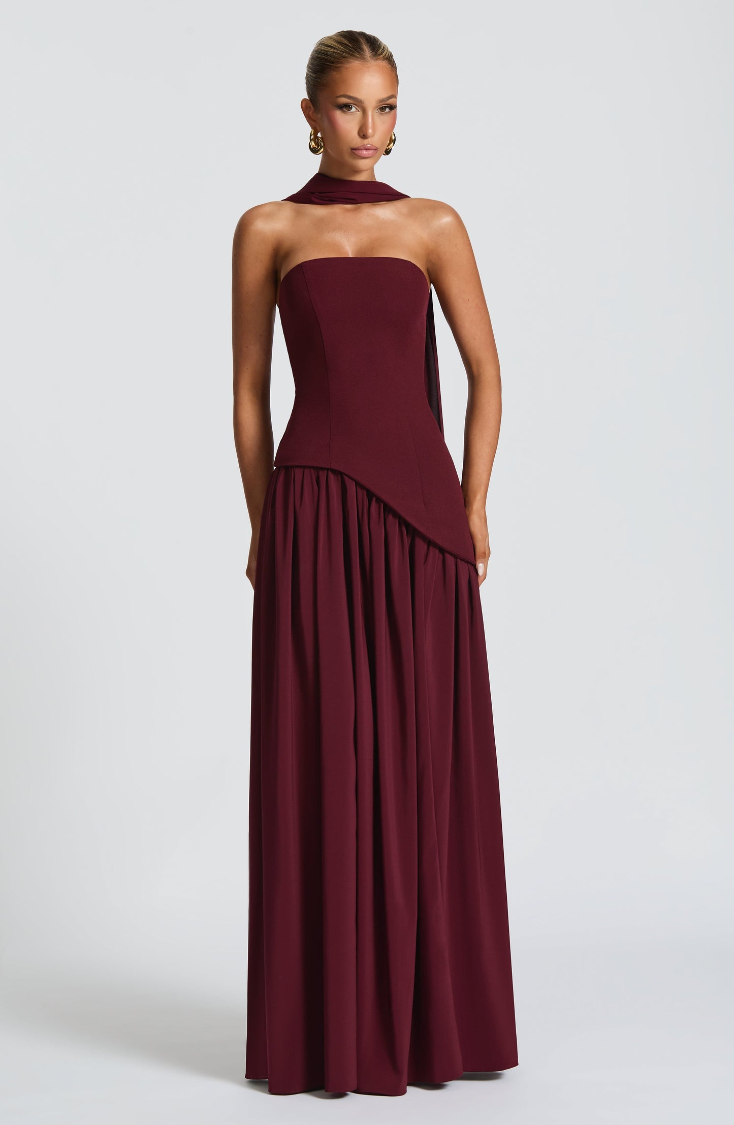 Maliyah Maxi Dress Cherry Lacquer