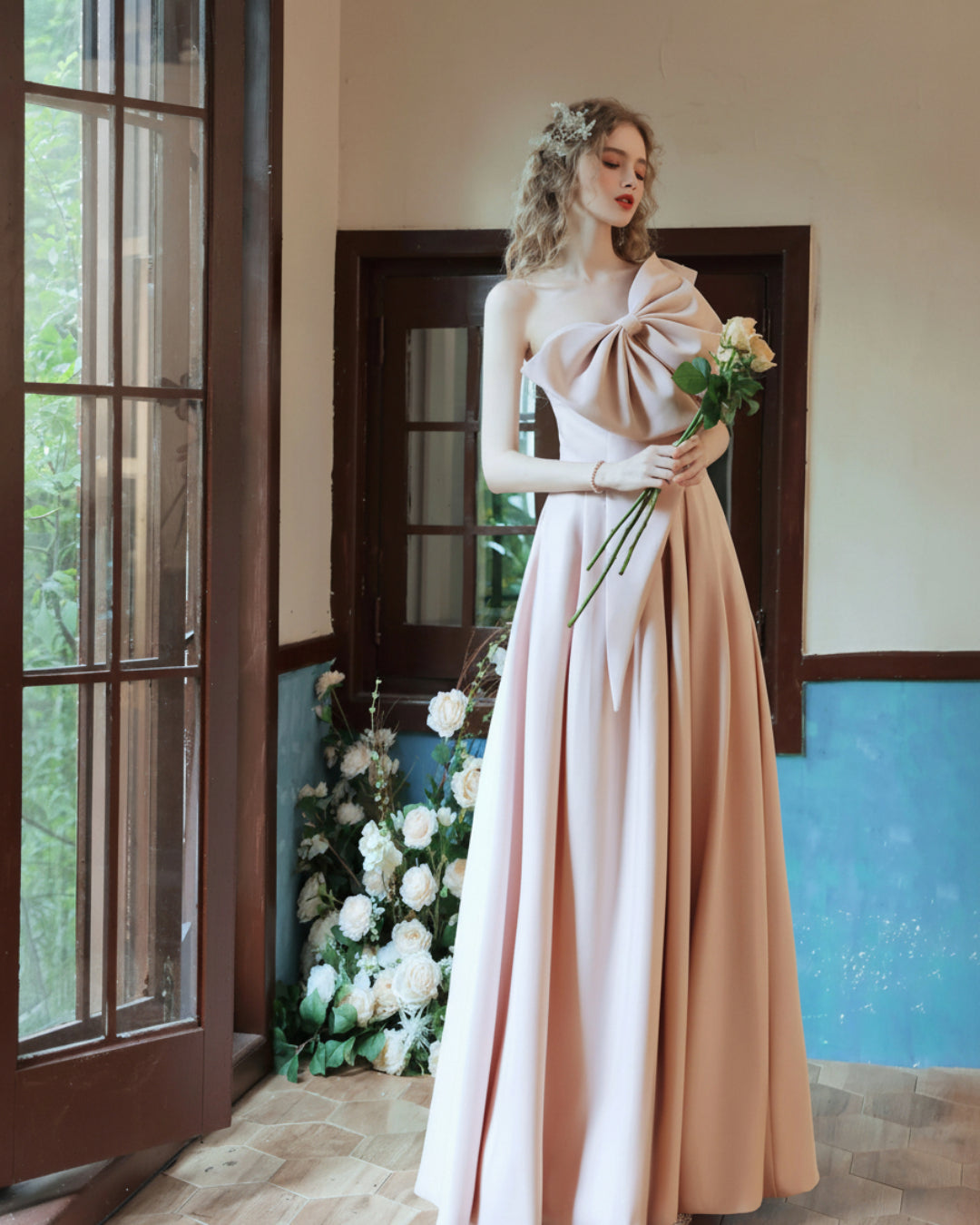 Marcella Maxi Dress Blush Pink