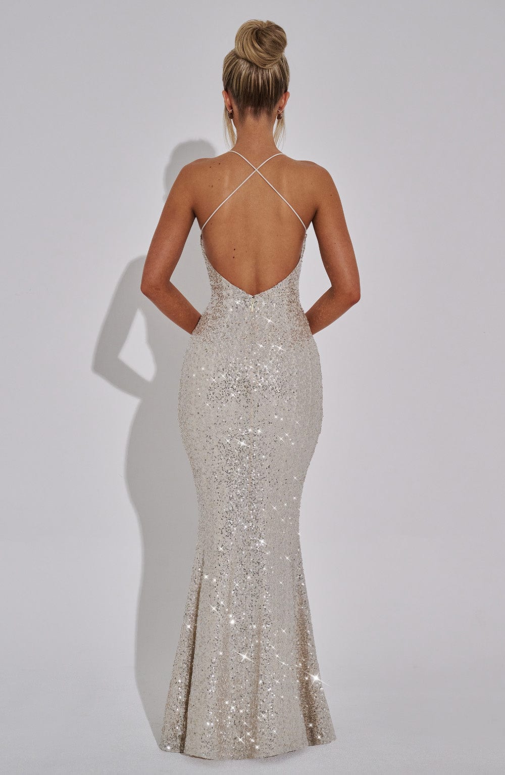 Meridith Maxi Dress Champagne