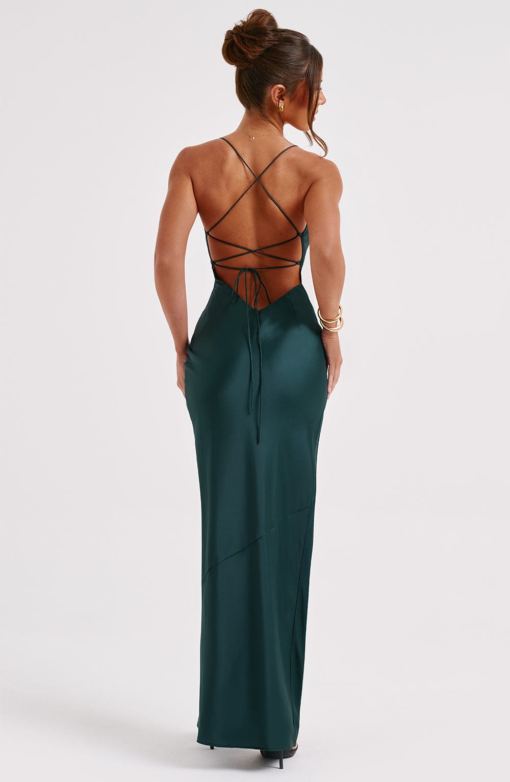 Misha Maxi Dress Emerald