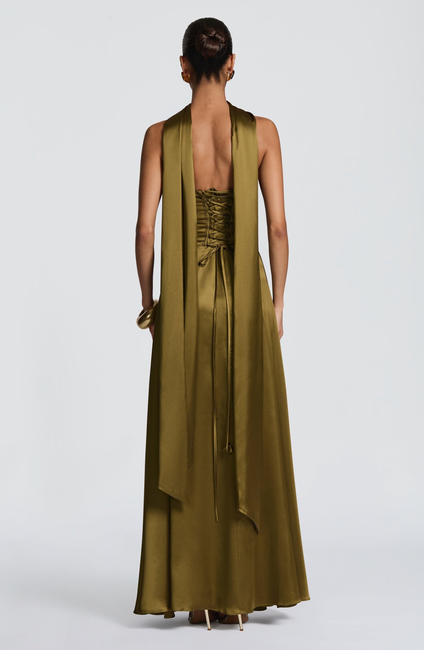 Morven Maxi Dress Deep Olive