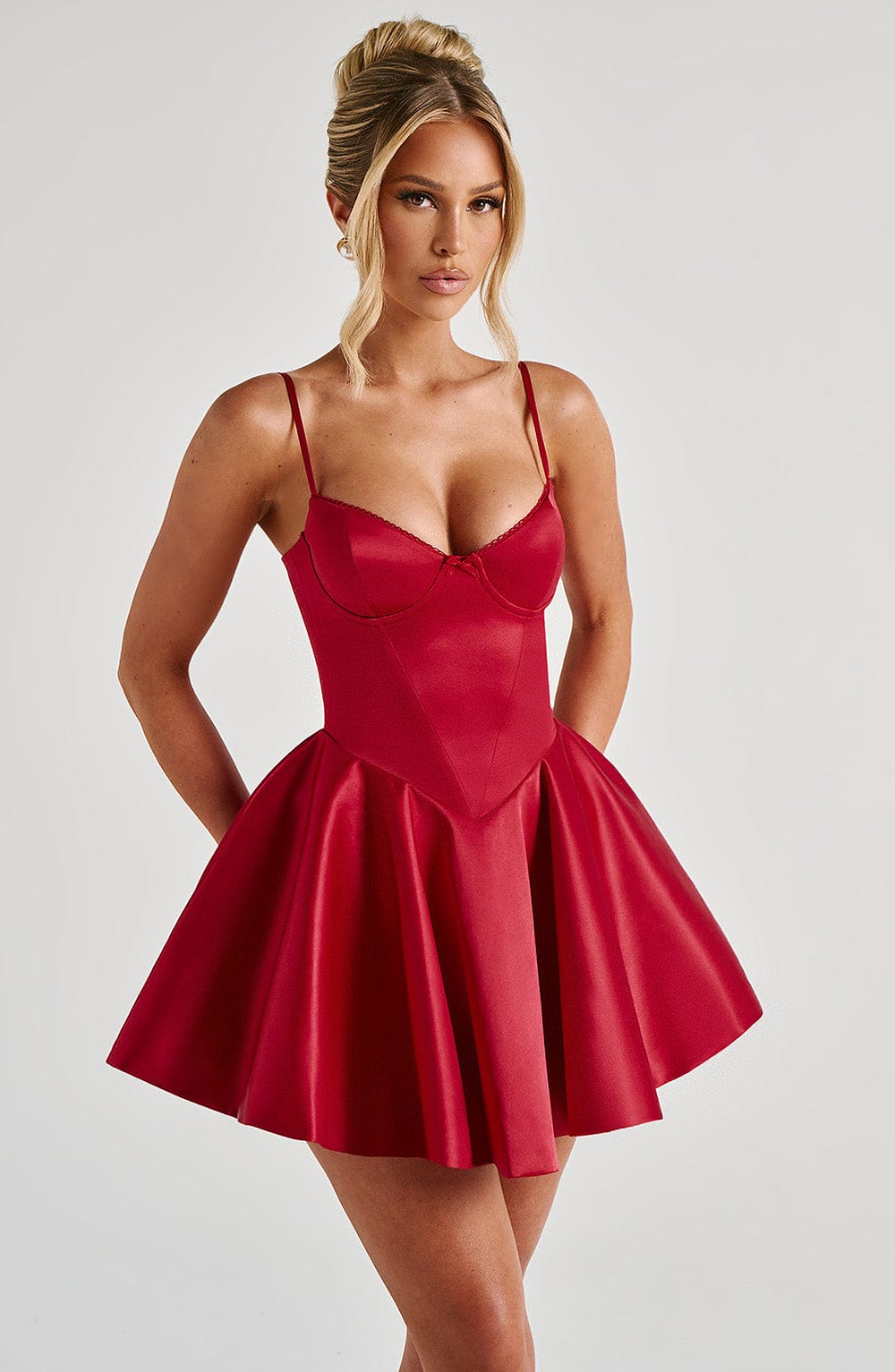 Poppy Mini Dress Red
