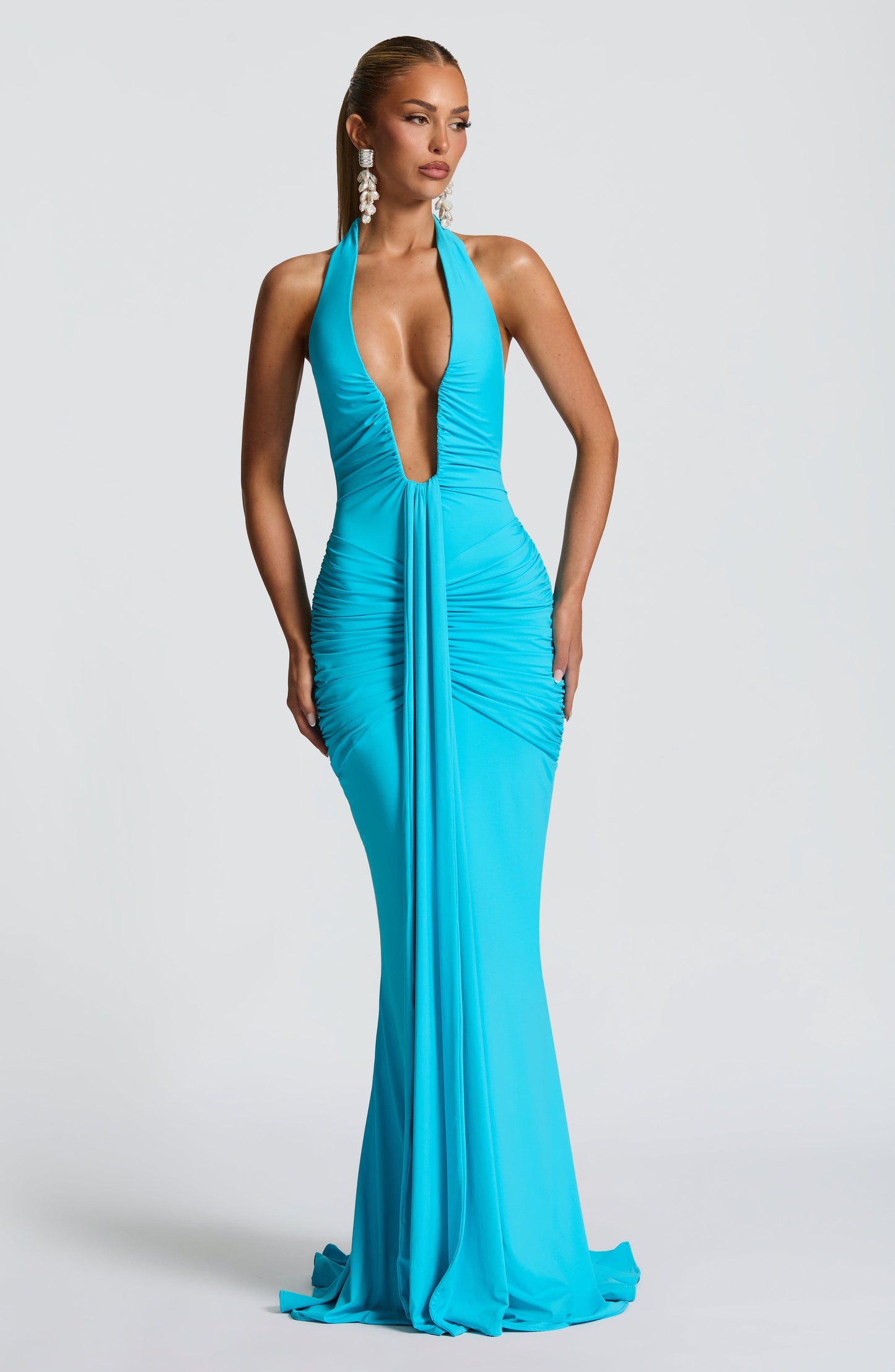 Rosetta Maxi Dress Aqua