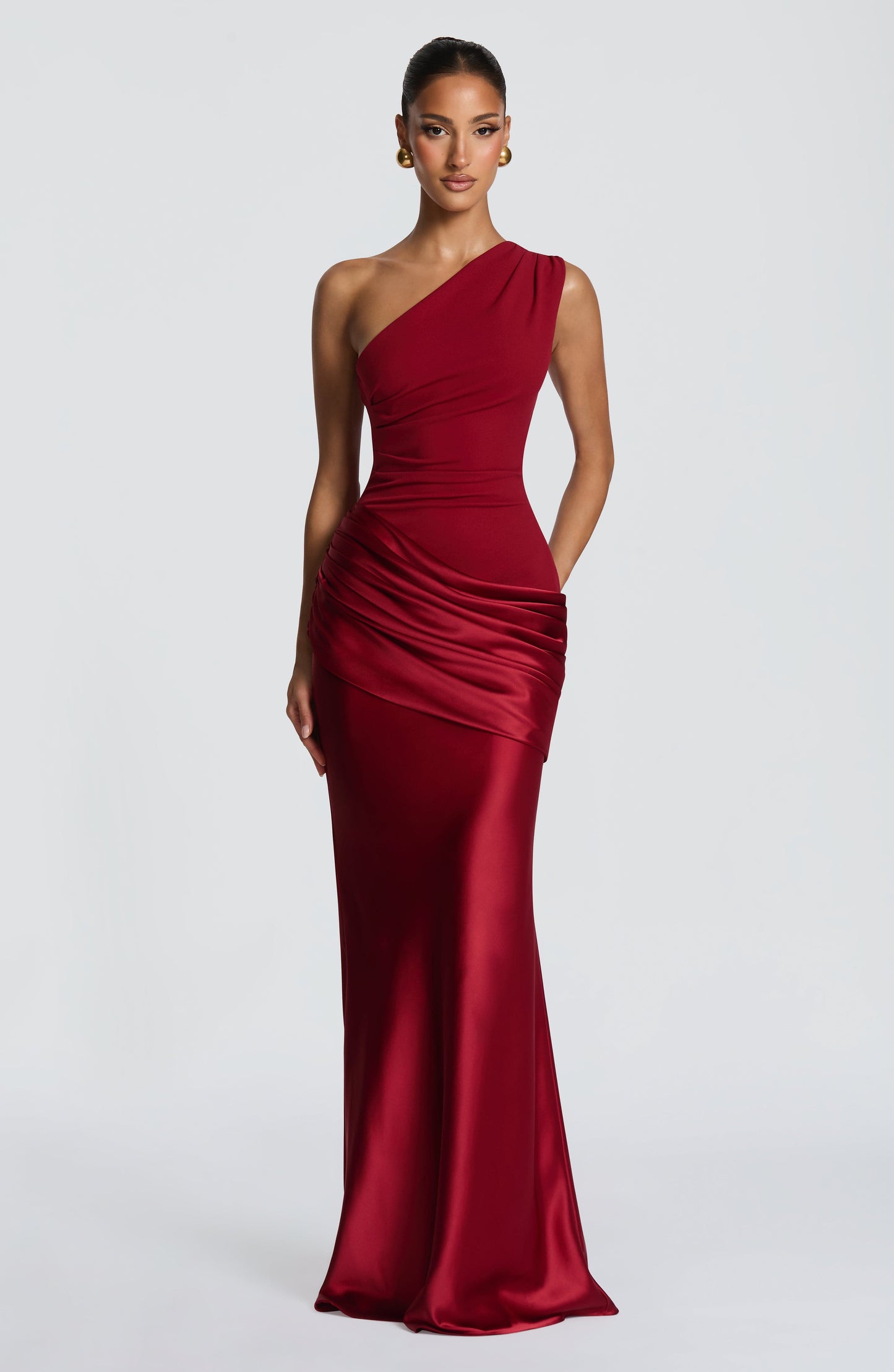 Sadona Maxi Dress Deep Red