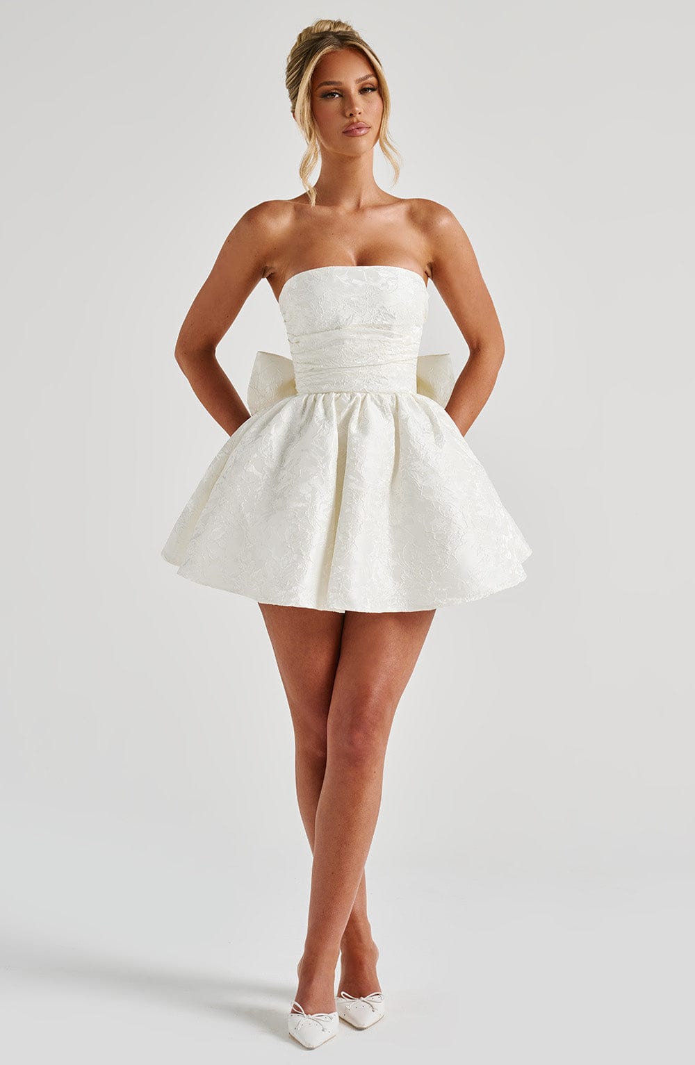 Salome Mini Dress Ivory