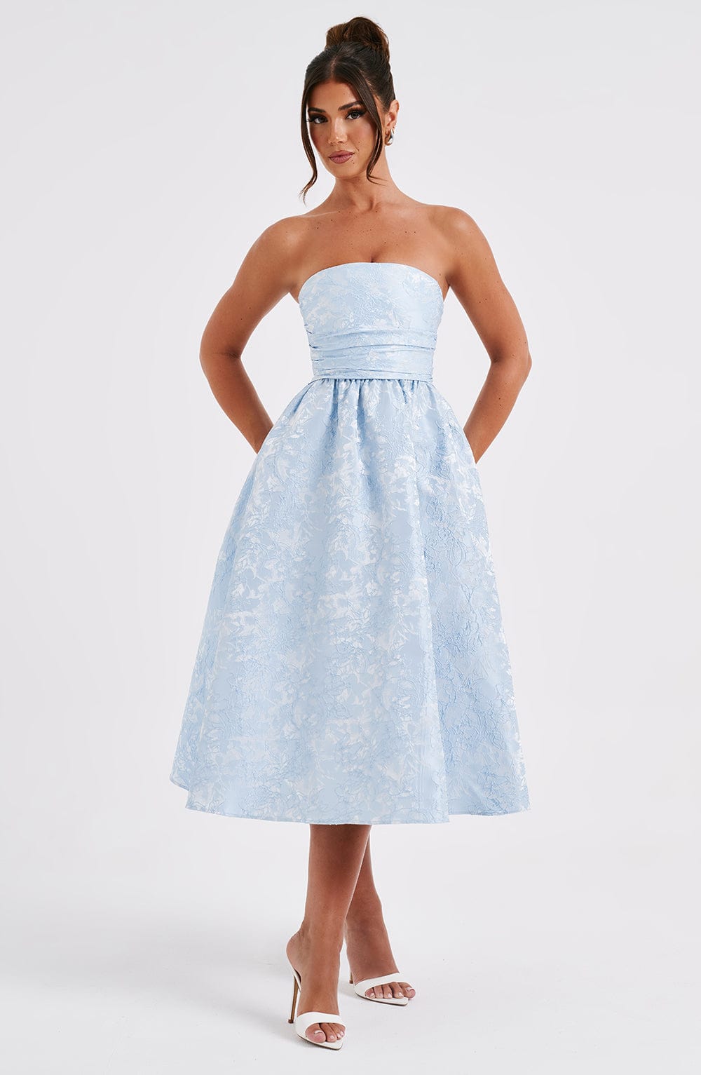 Saoirse Midi Dress Blue