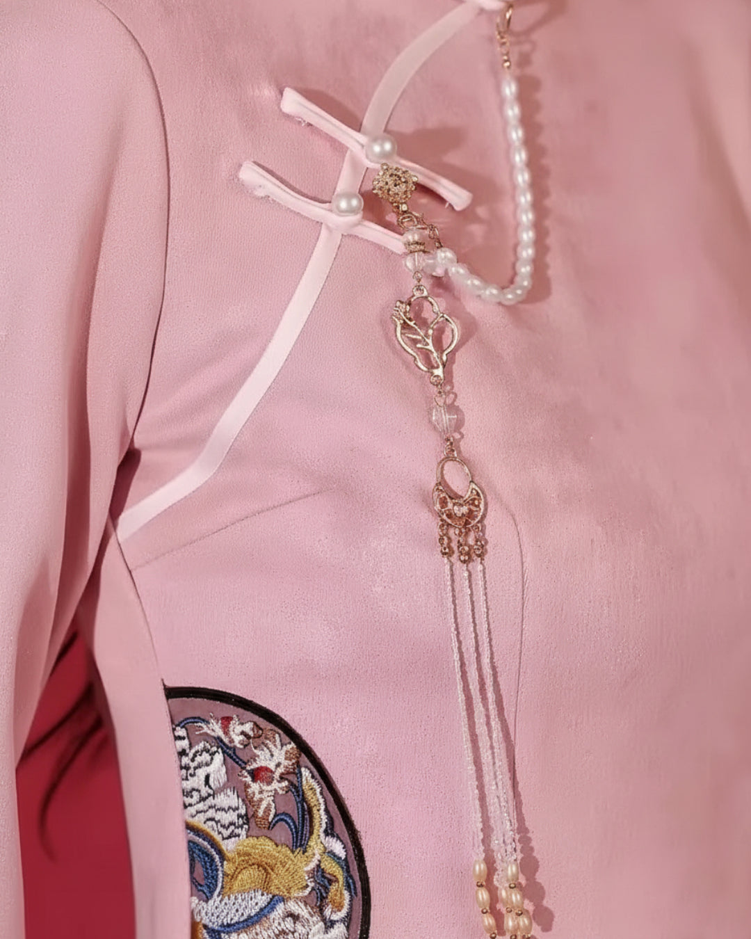 Thala Modernized Áo Dài Dress Pink