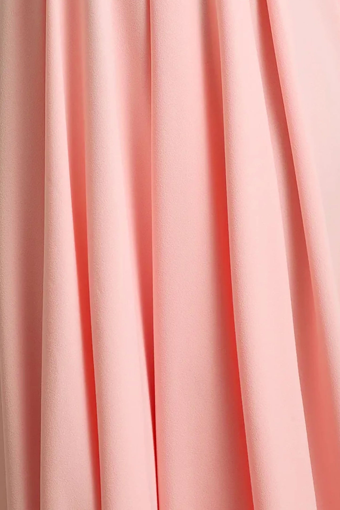Parina | Pink Strappy Volume-Hem Midi Dress