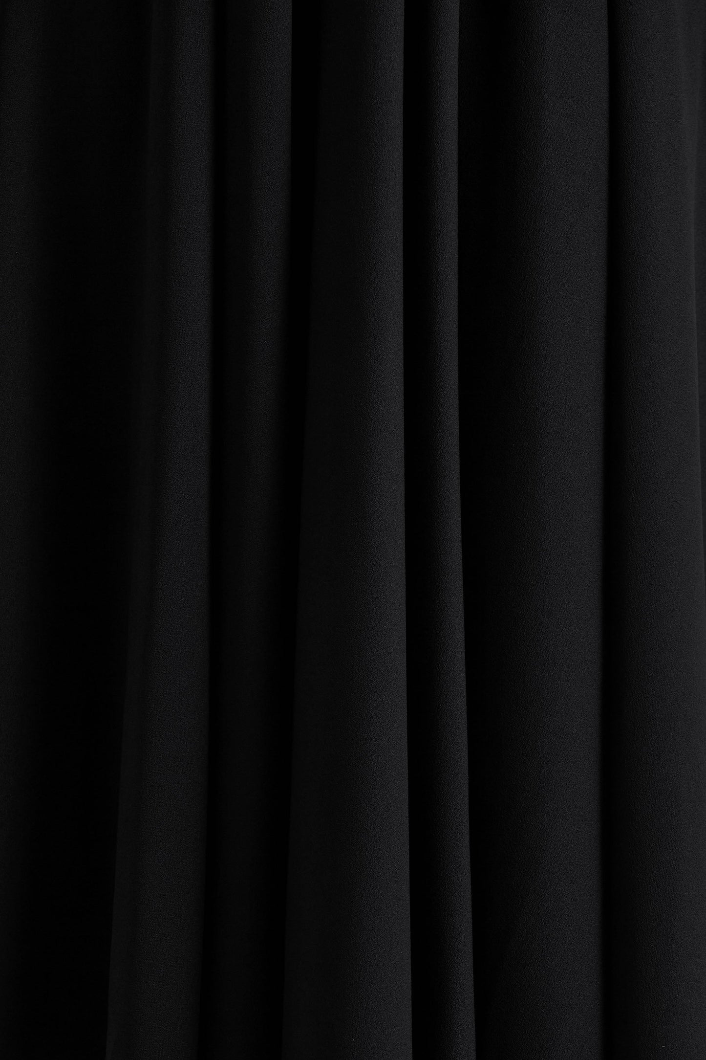 Alison | Black Square-Neck A- Midi Dress