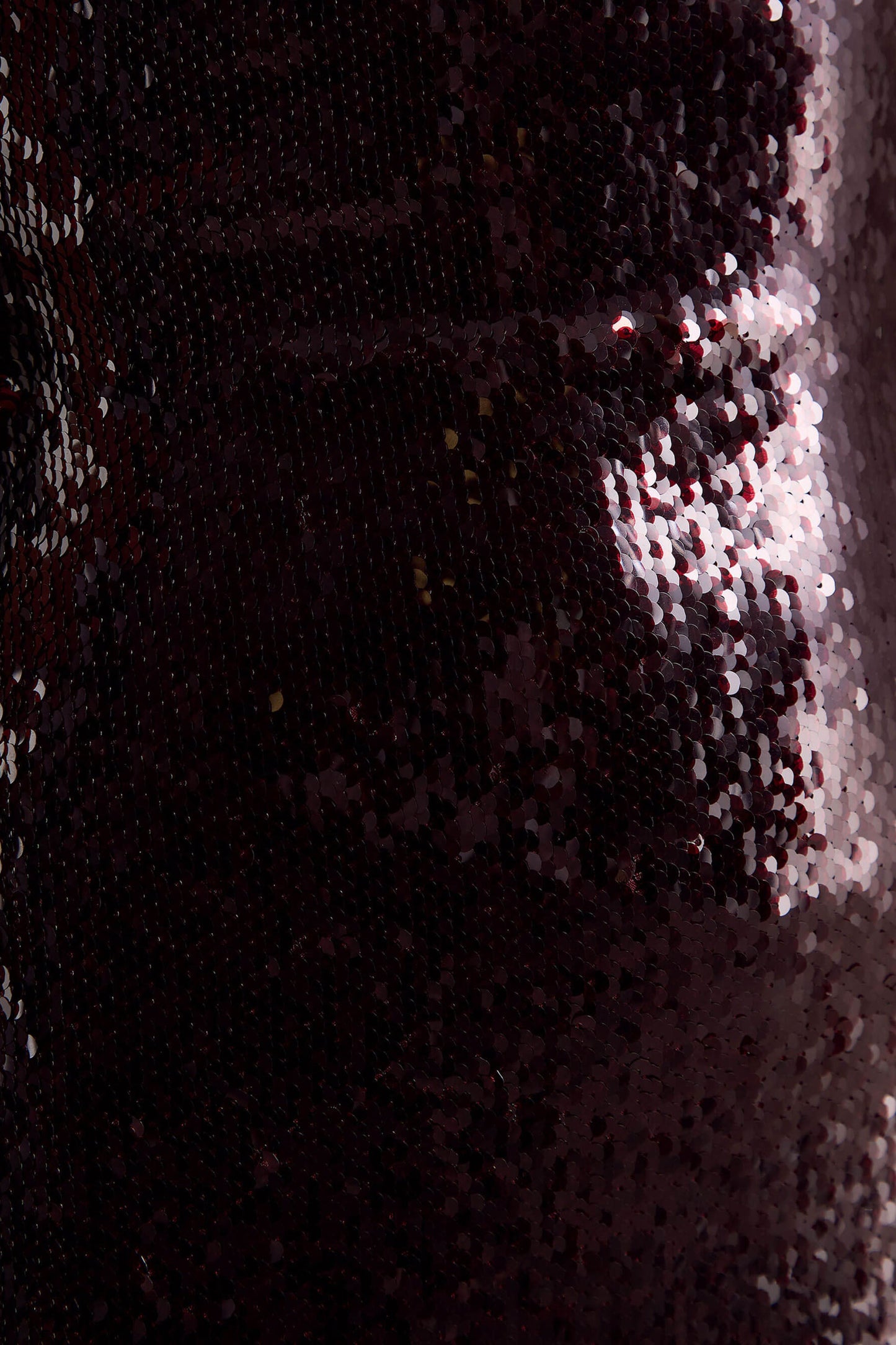 Lenor | Burgundy Plunge-Neck Maxi Dress