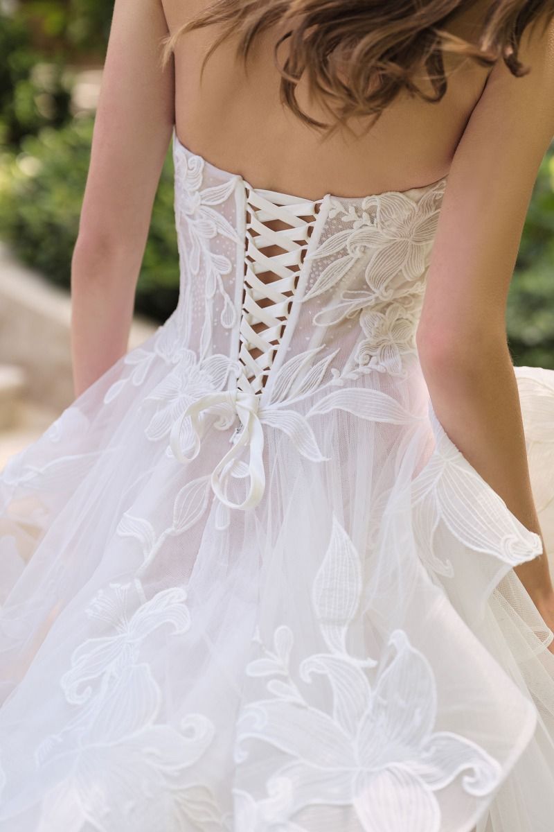 WL059 Star Lily Floral Ball Gown Andrea & Leo