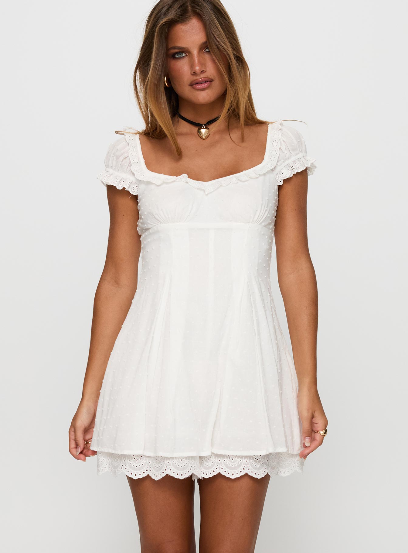 Want Your Love Romper White
