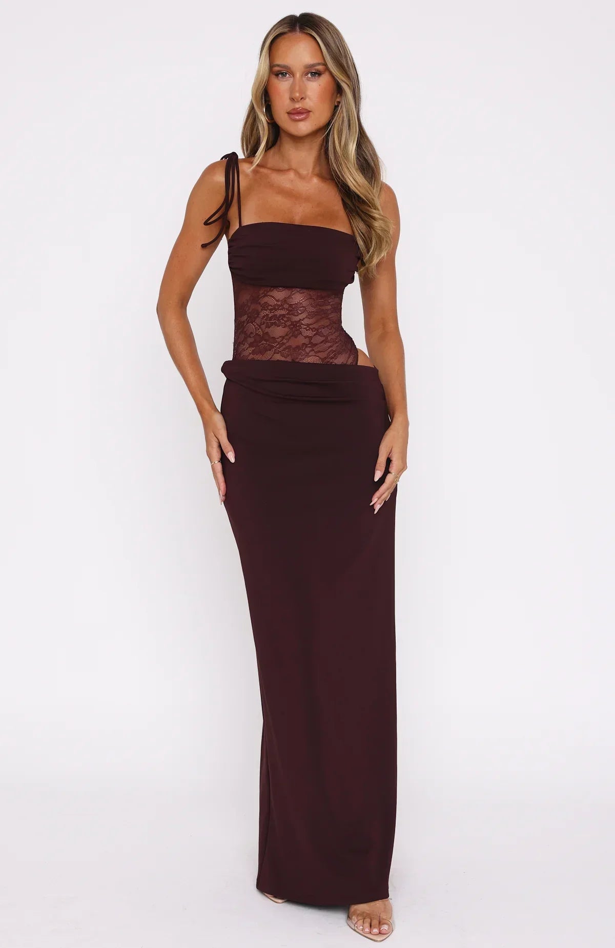 Sienna Lace Maxi Dress